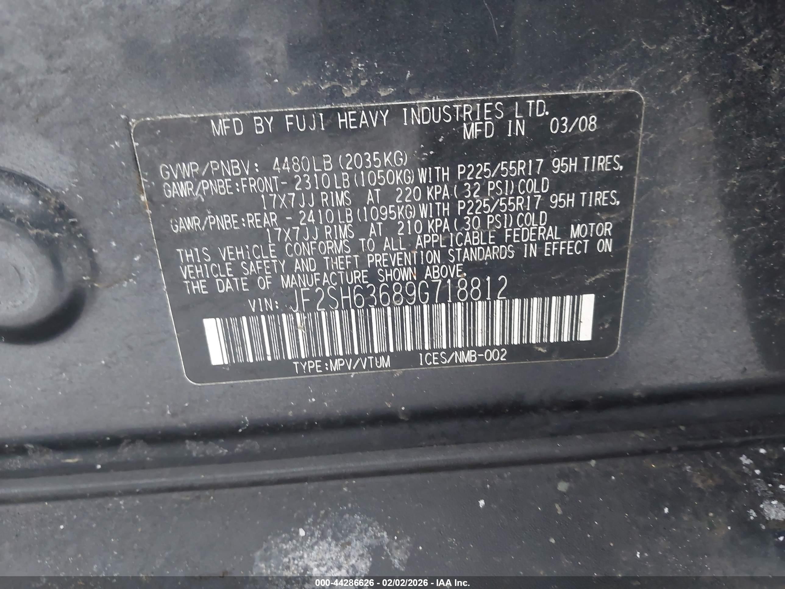 SUBARU FORESTER image 9