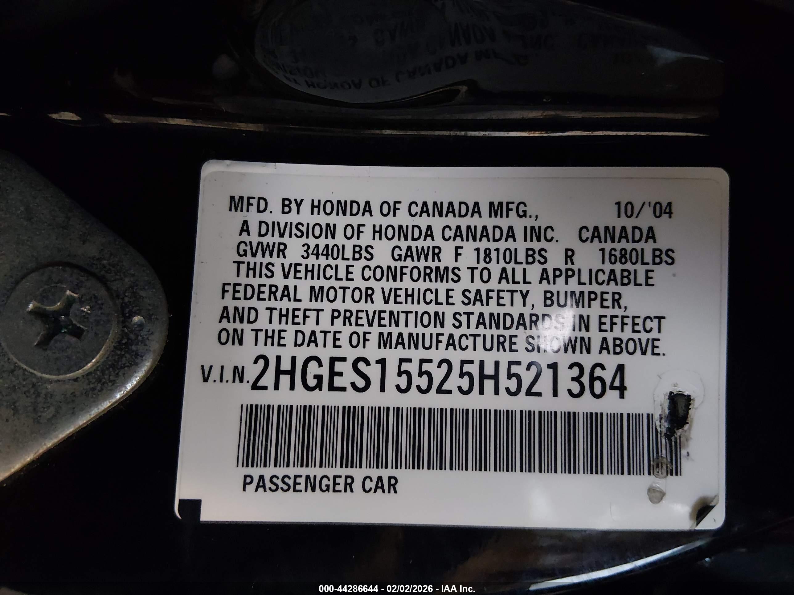 HONDA CIVIC image 9