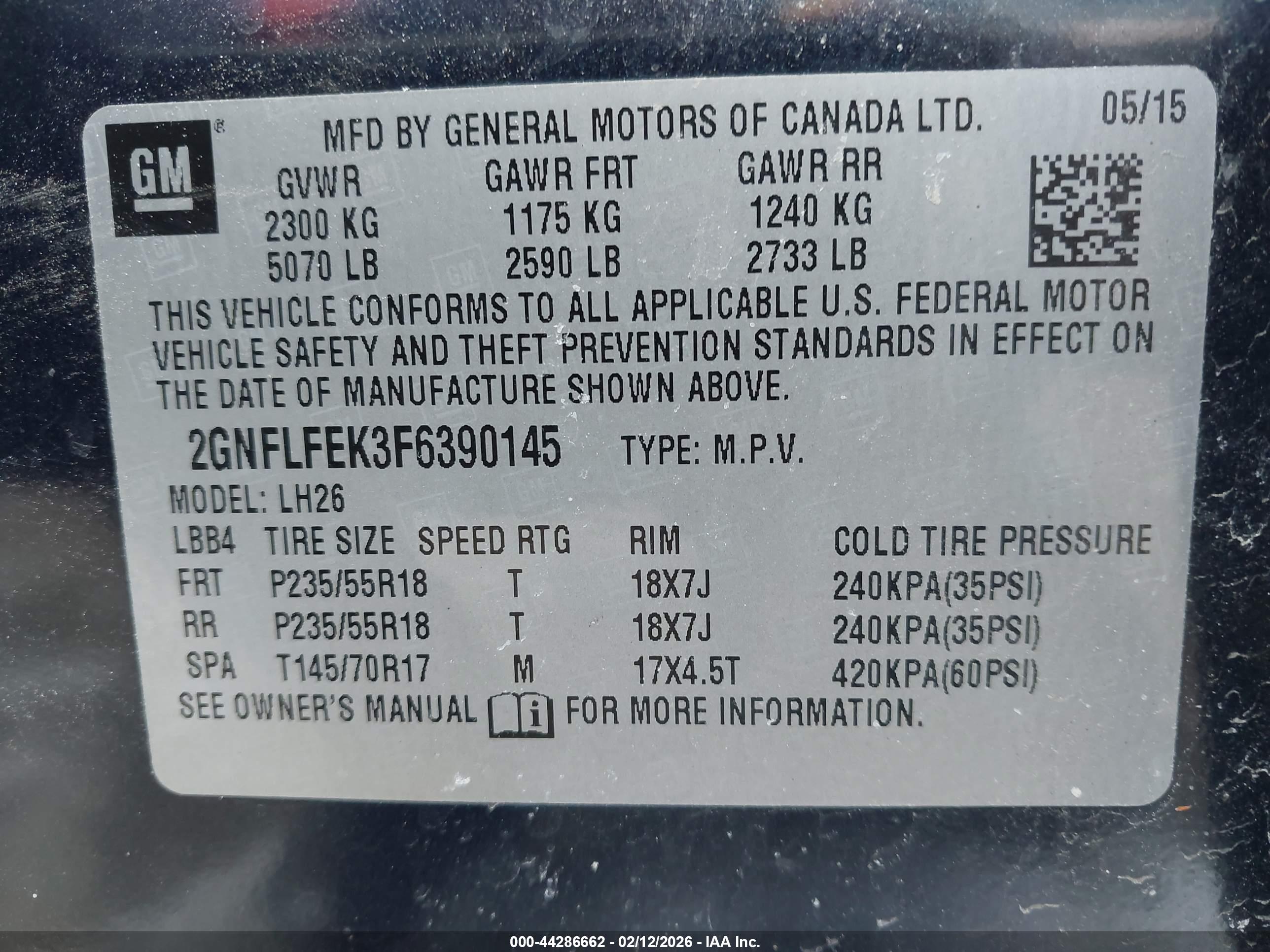 CHEVROLET EQUINOX image 9