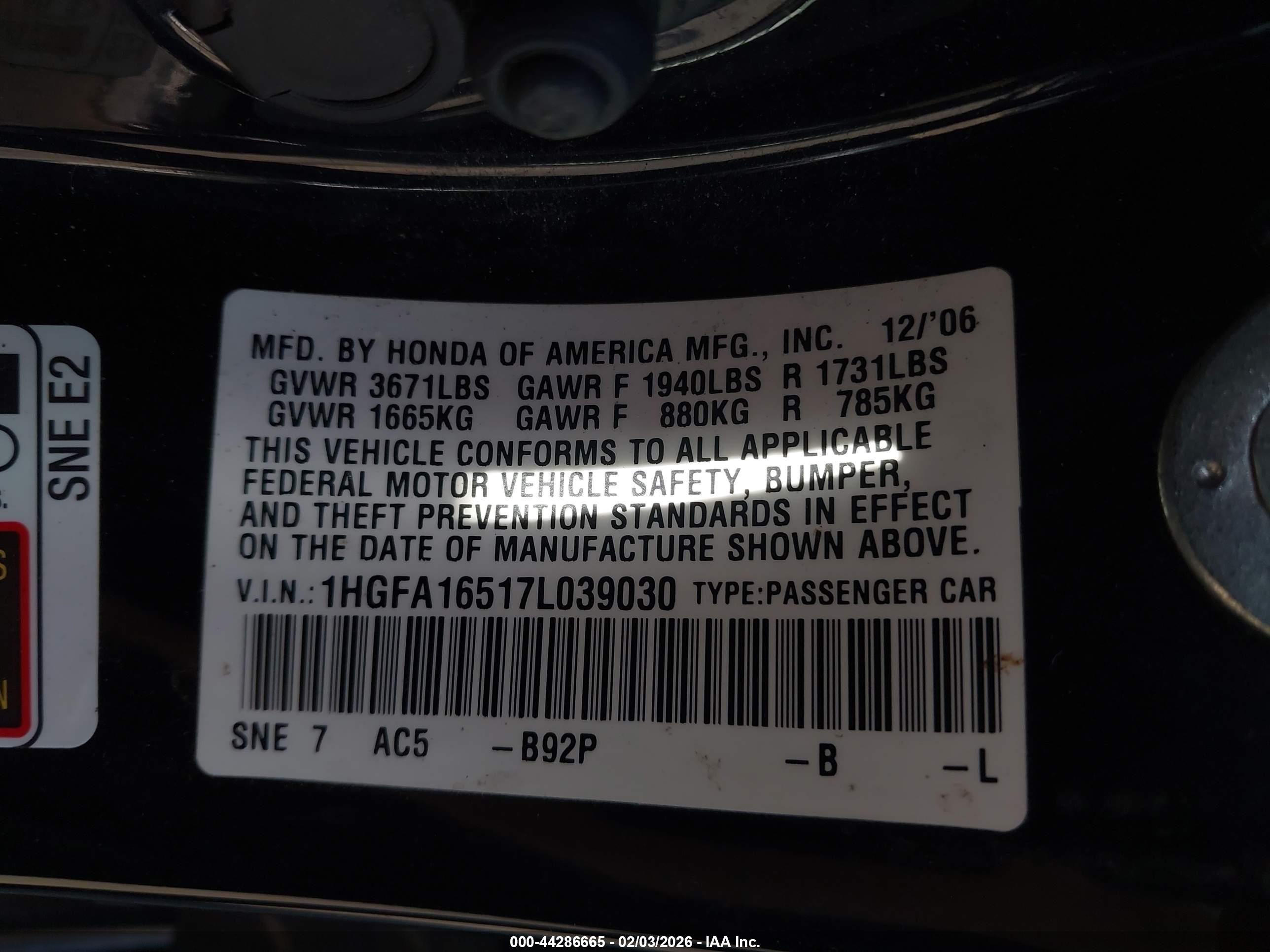 HONDA CIVIC image 9