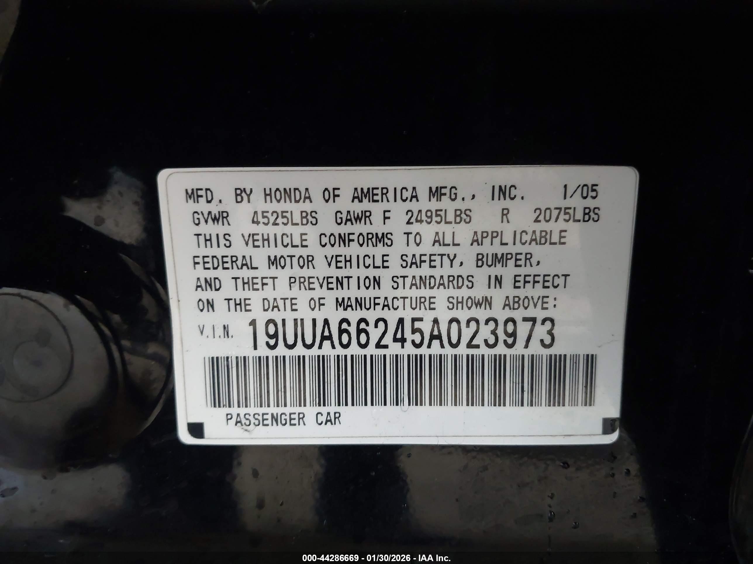 ACURA TL image 9