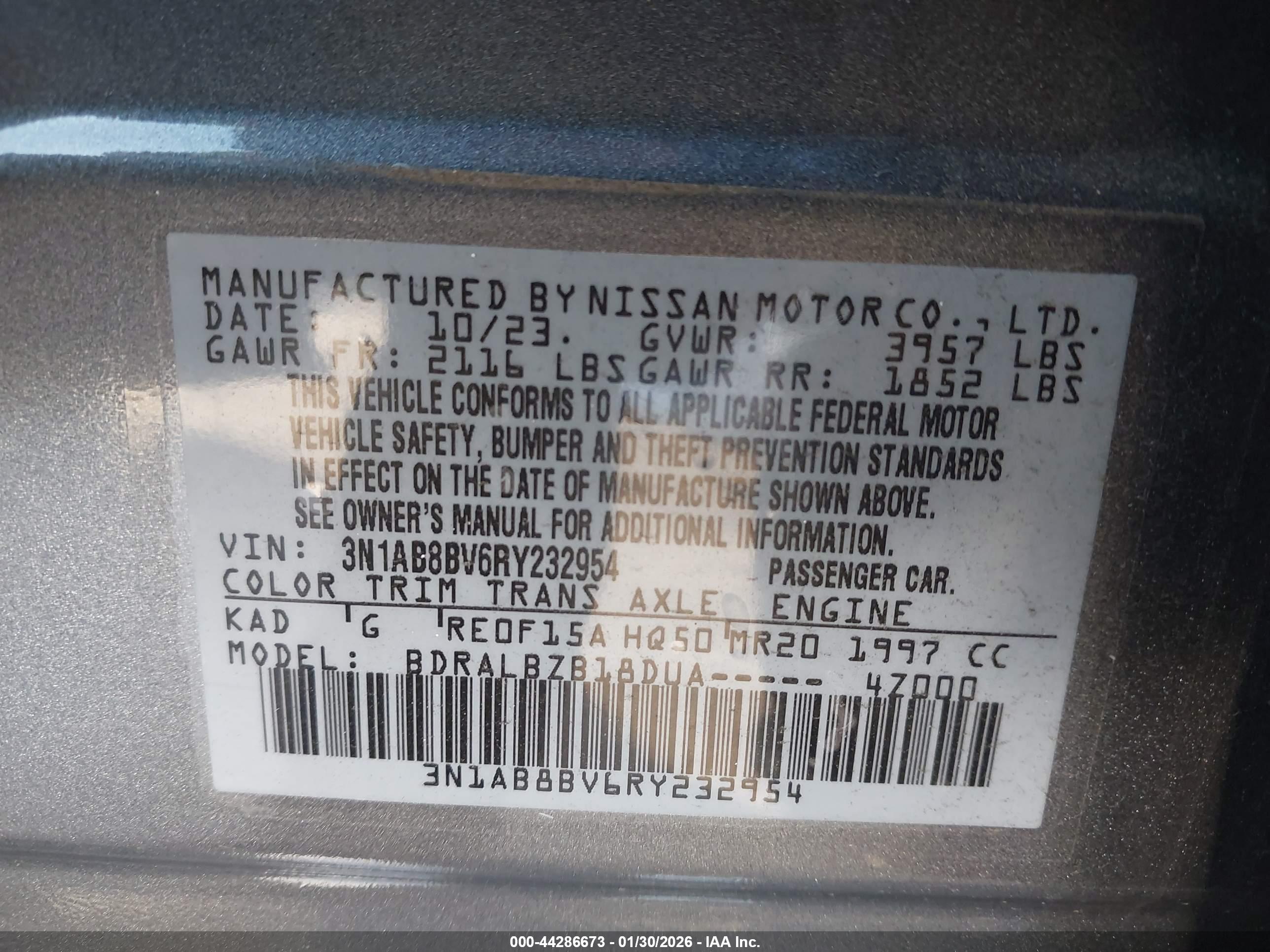 NISSAN SENTRA image 9