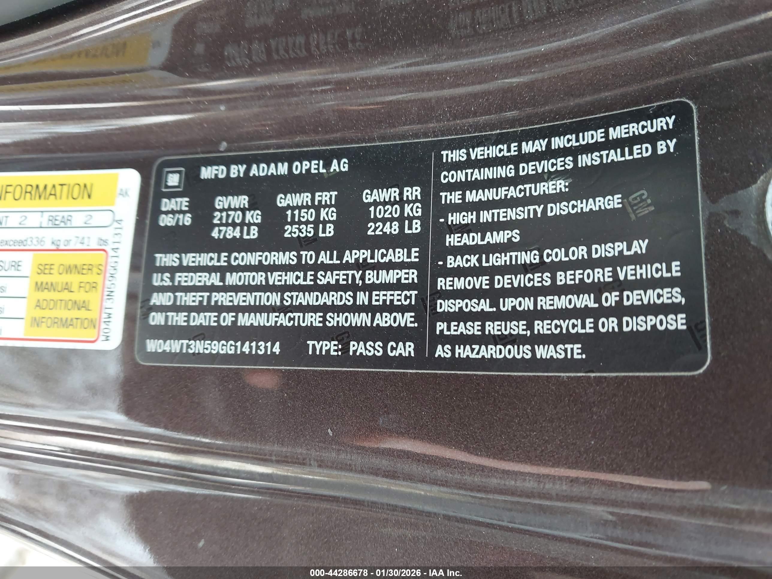 BUICK CASCADA image 9