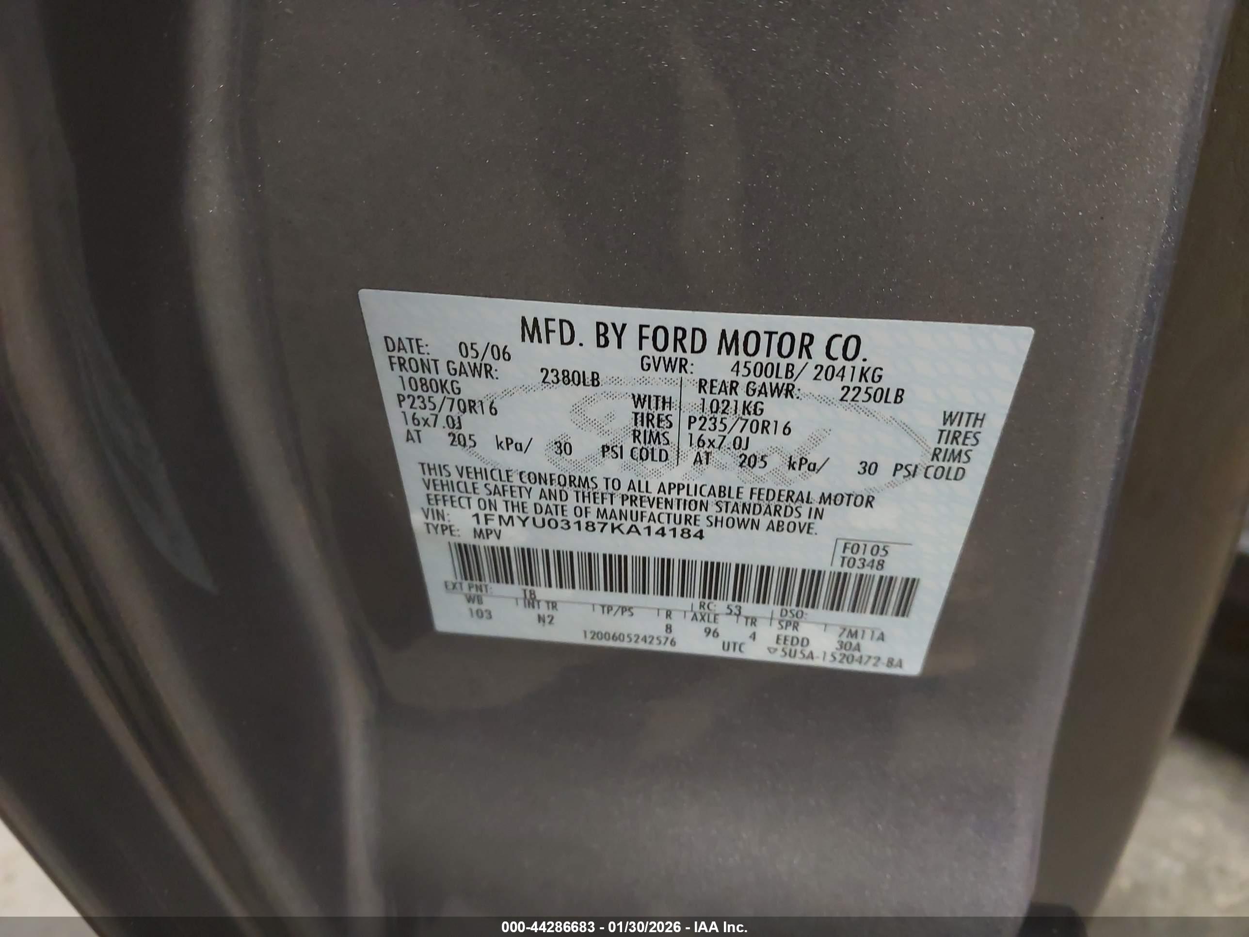 FORD ESCAPE image 9