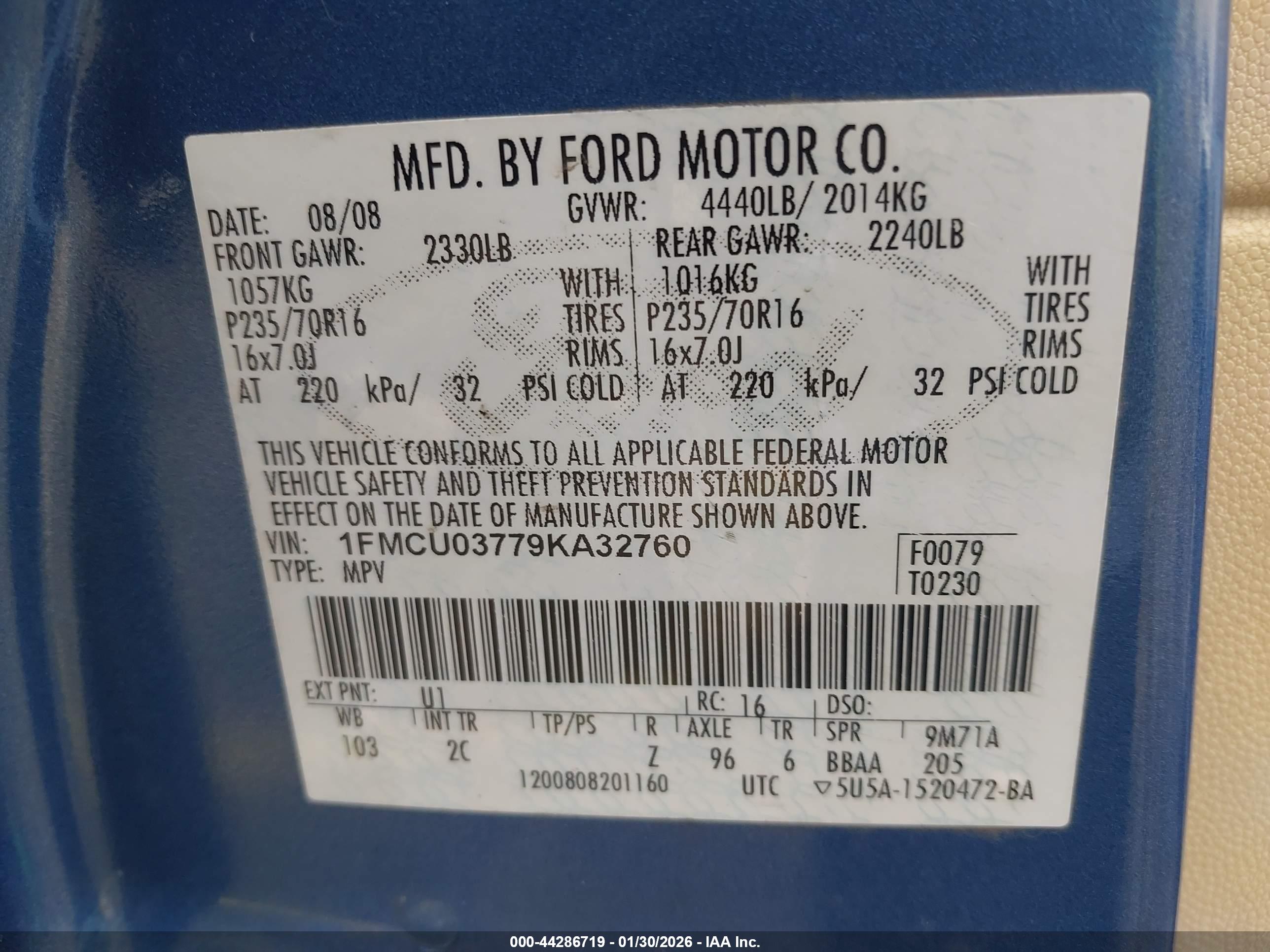 FORD ESCAPE image 9