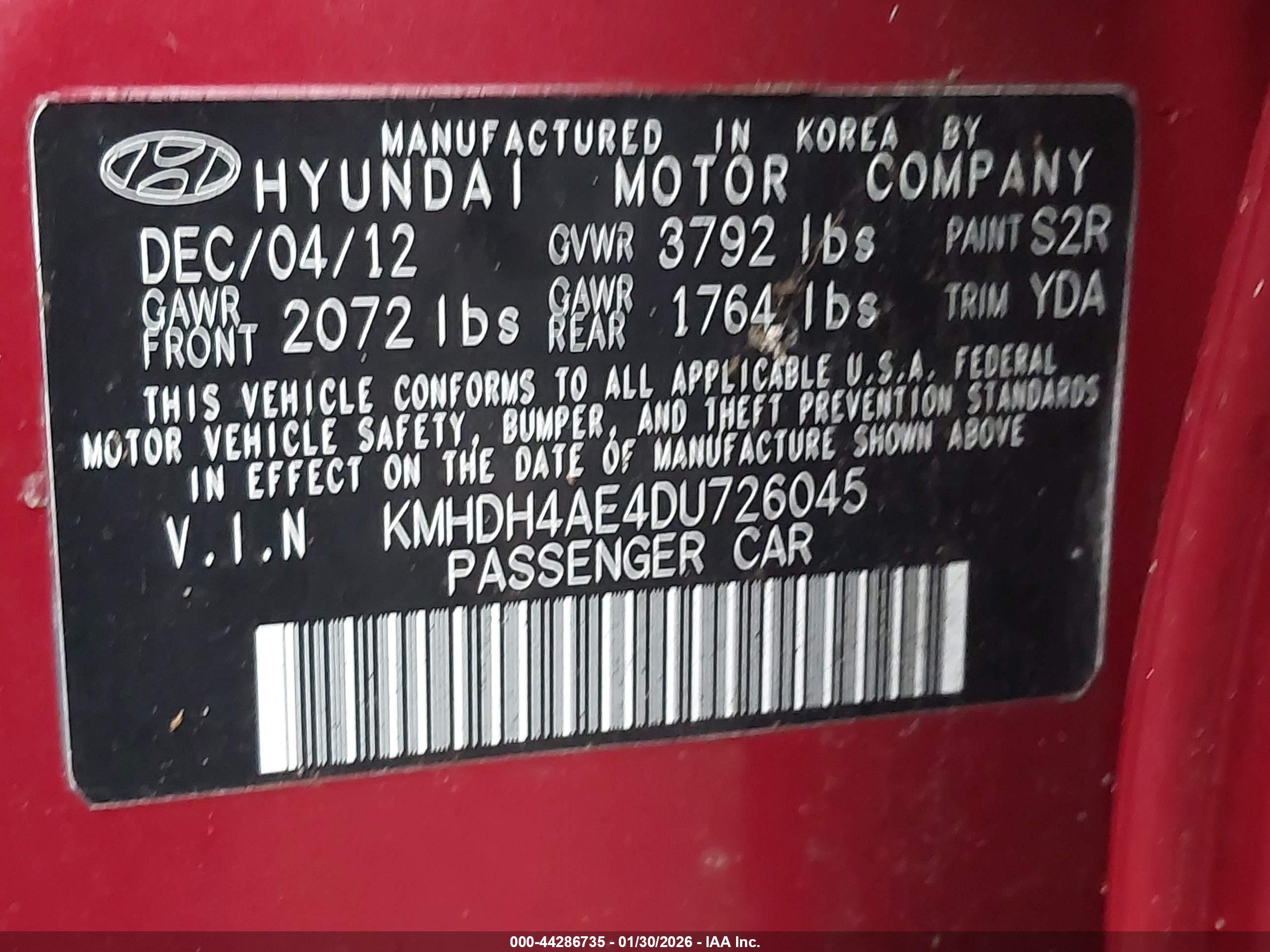 HYUNDAI ELANTRA image 9