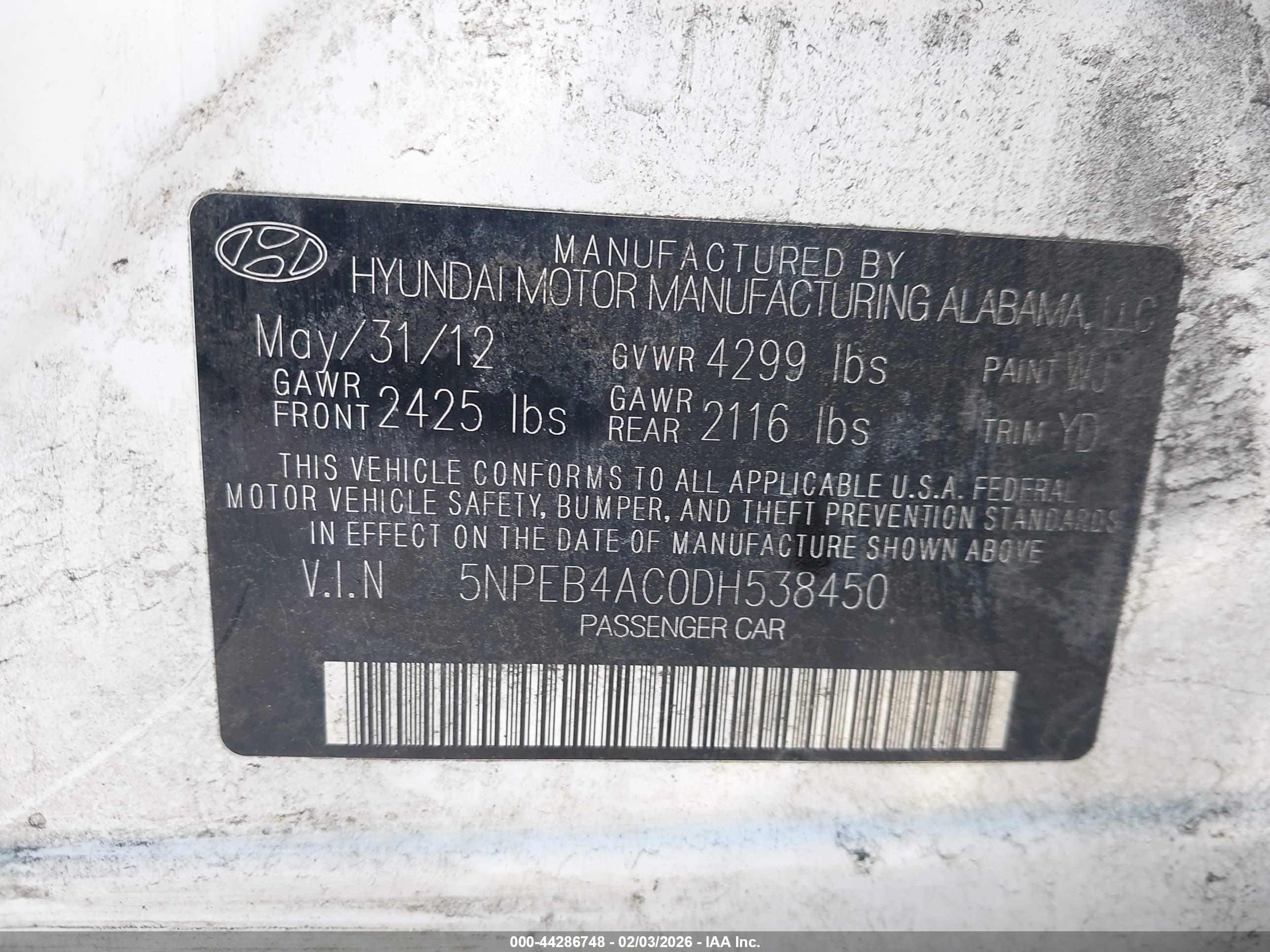 HYUNDAI SONATA image 9