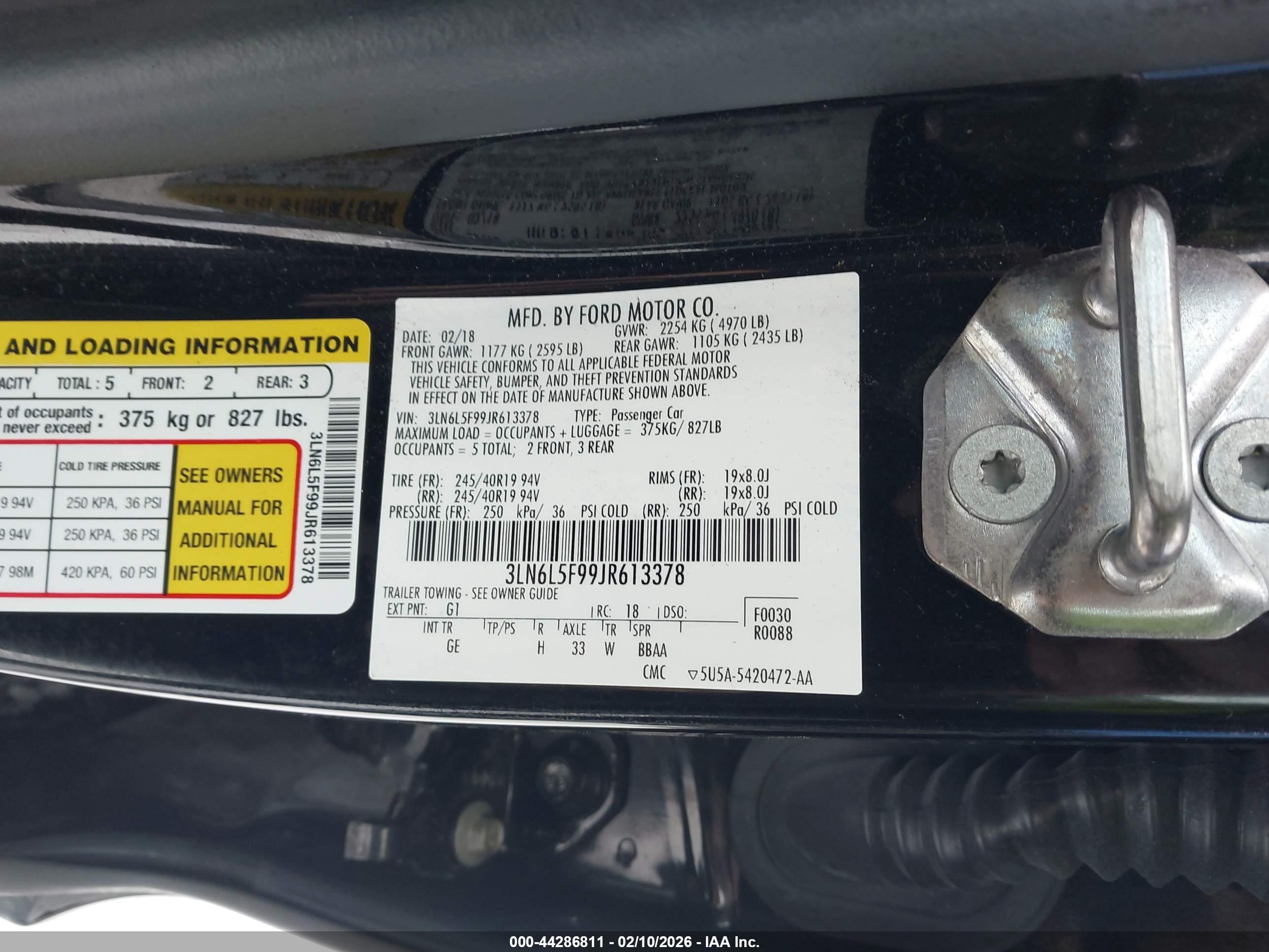 LINCOLN MKZ image 9