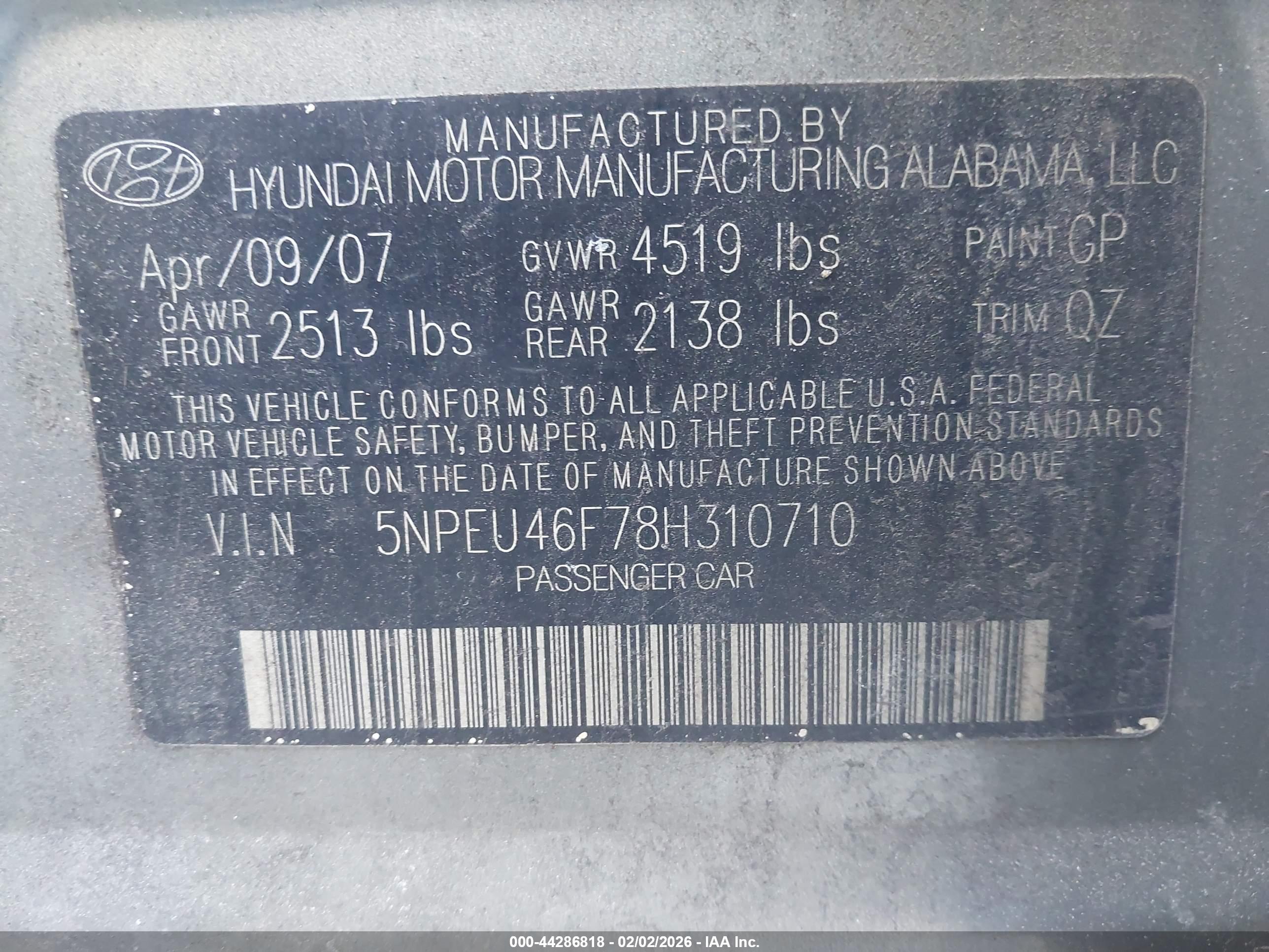 HYUNDAI SONATA image 9