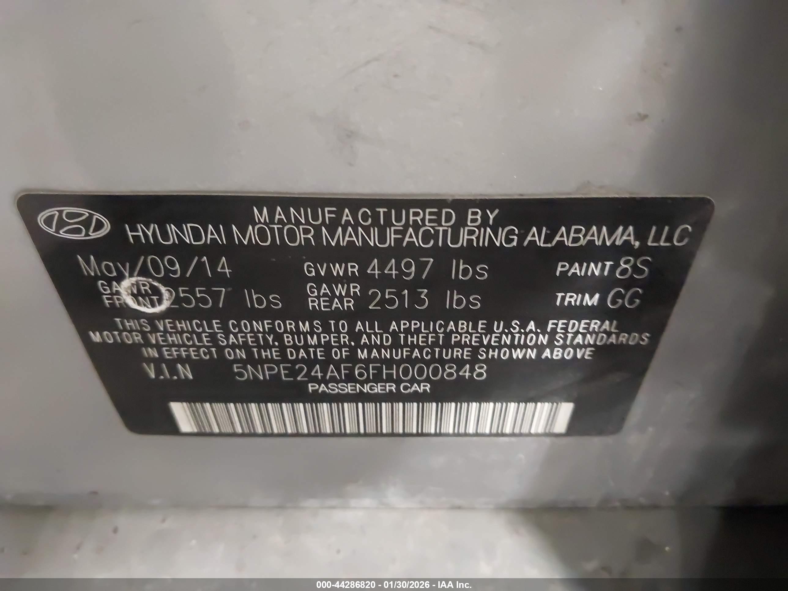 HYUNDAI SONATA image 9