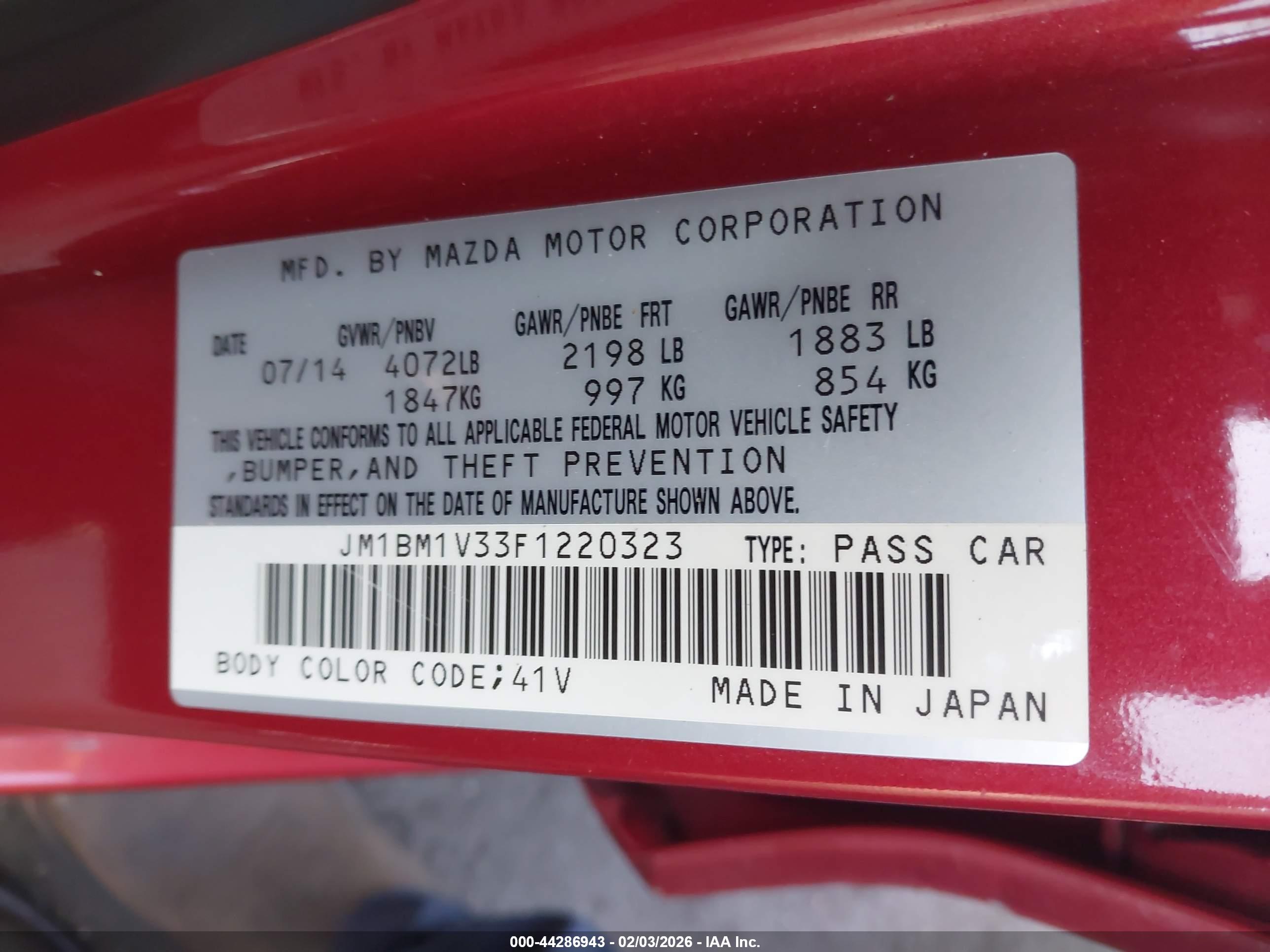 MAZDA MAZDA3 image 9