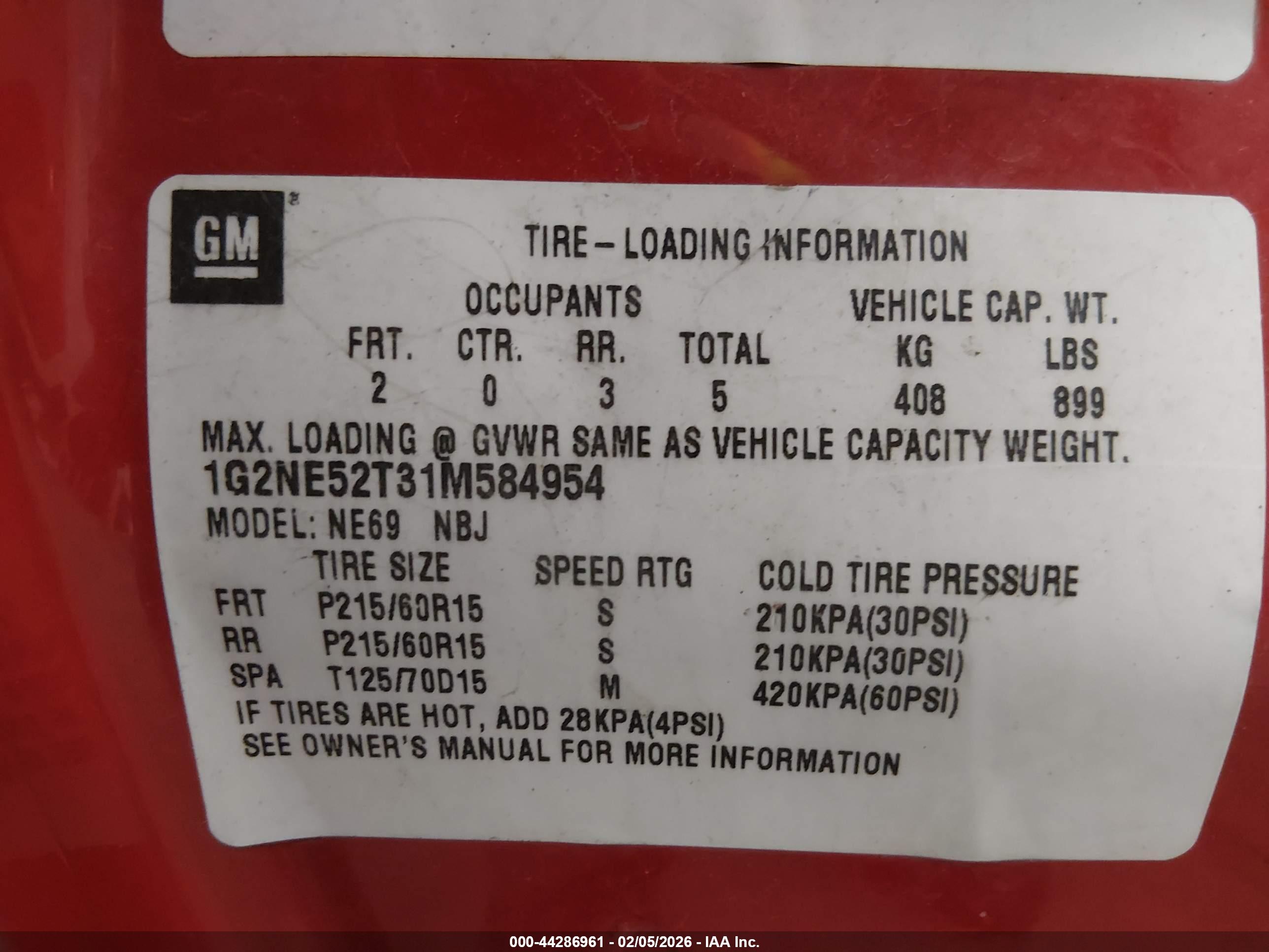 PONTIAC GRAND image 9