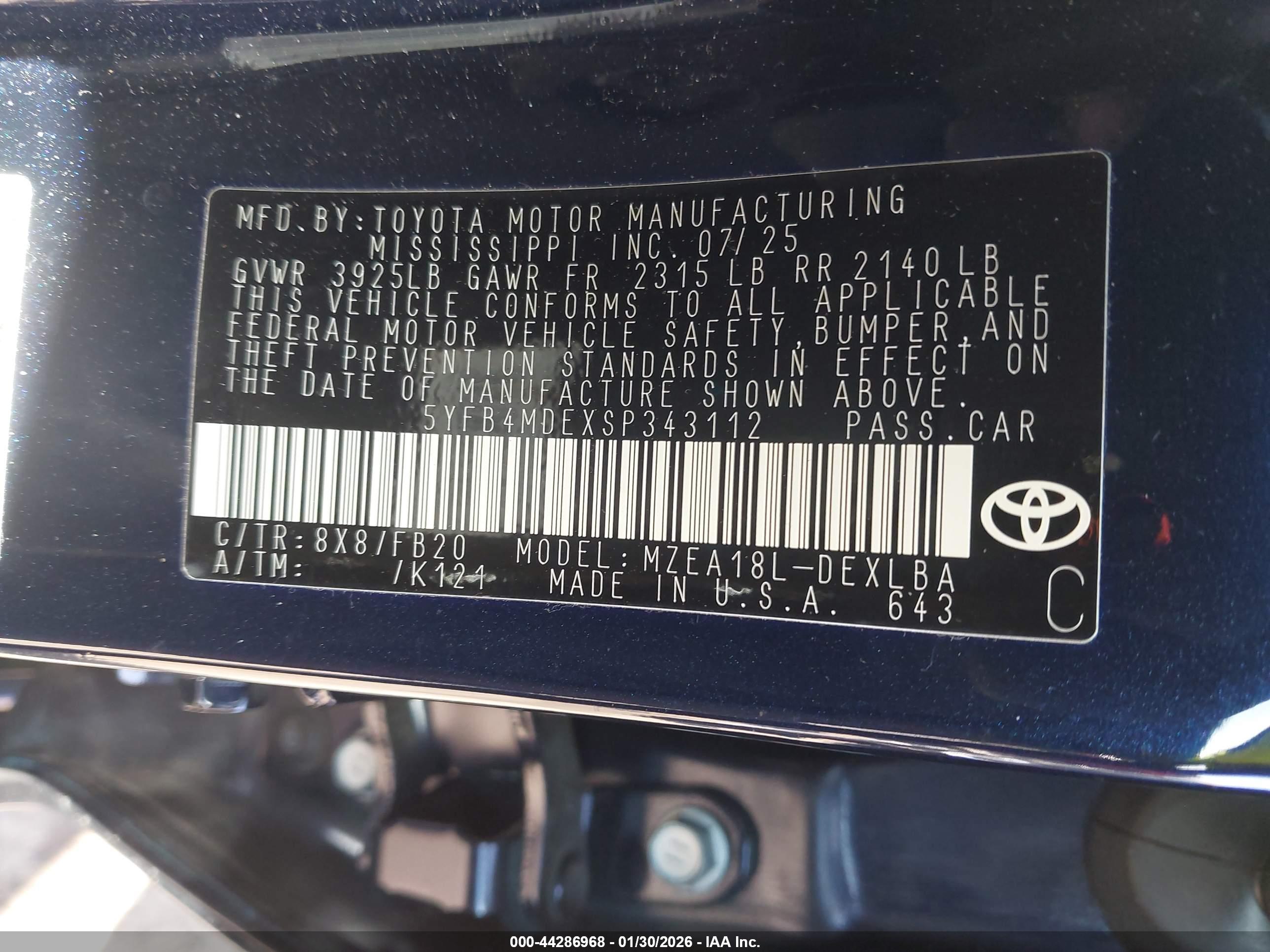 TOYOTA COROLLA image 9
