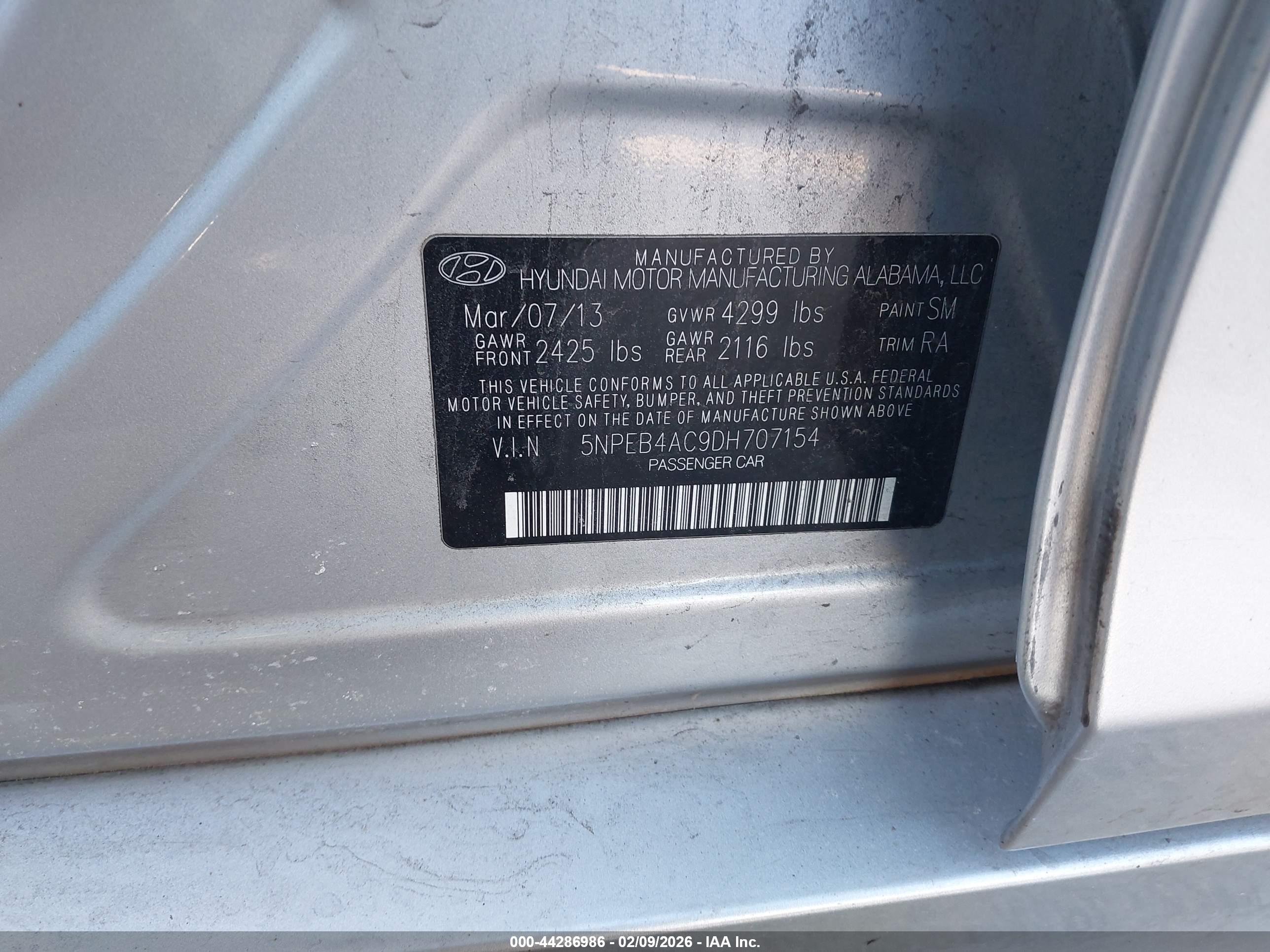 HYUNDAI SONATA image 9