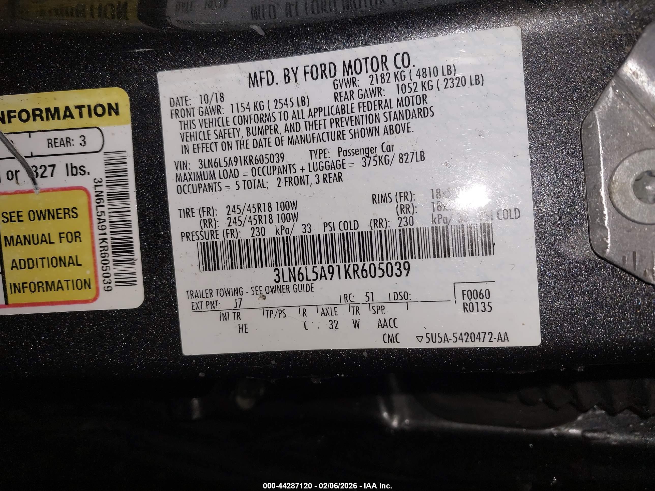 LINCOLN MKZ image 9