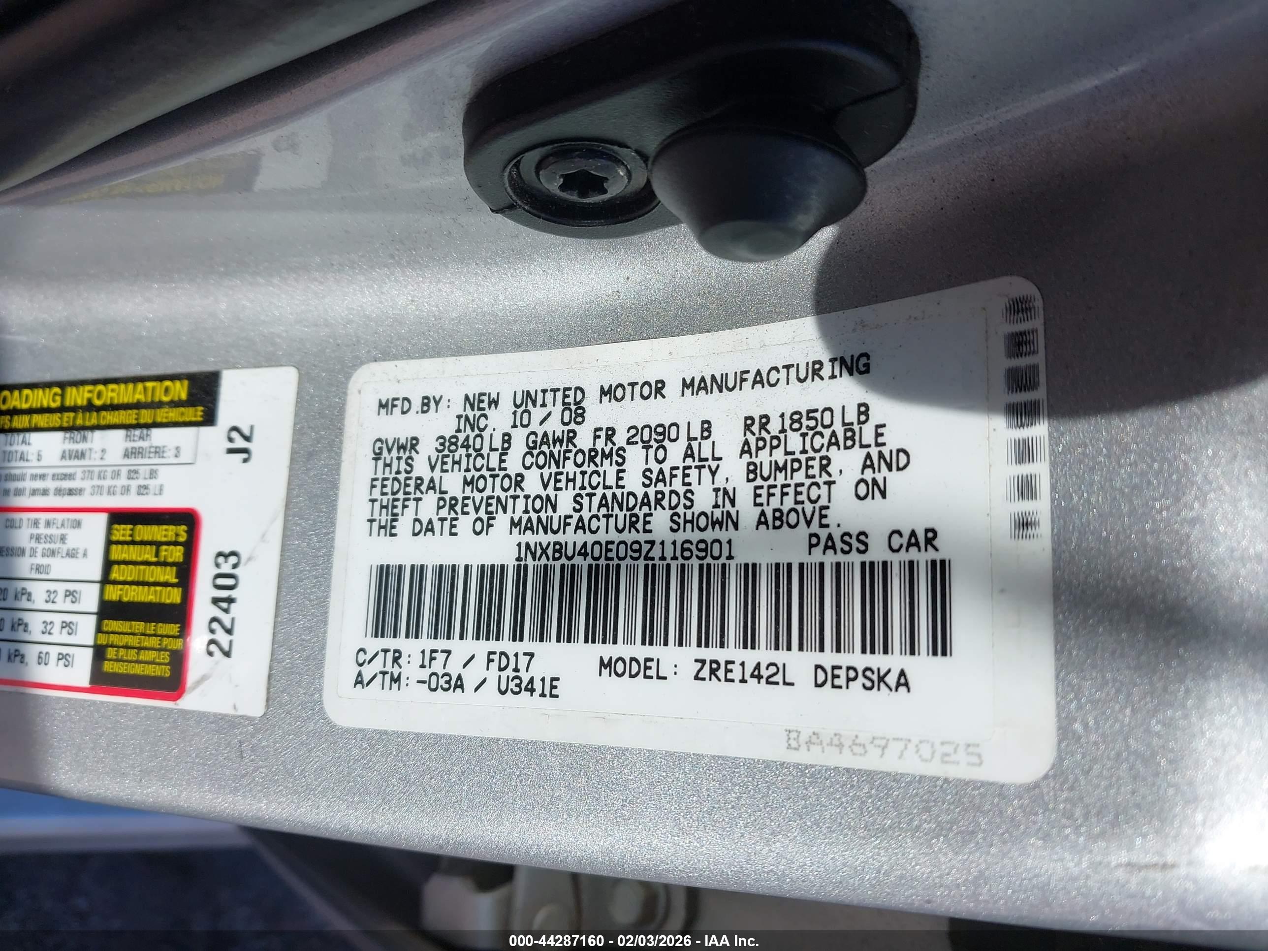 TOYOTA COROLLA image 9