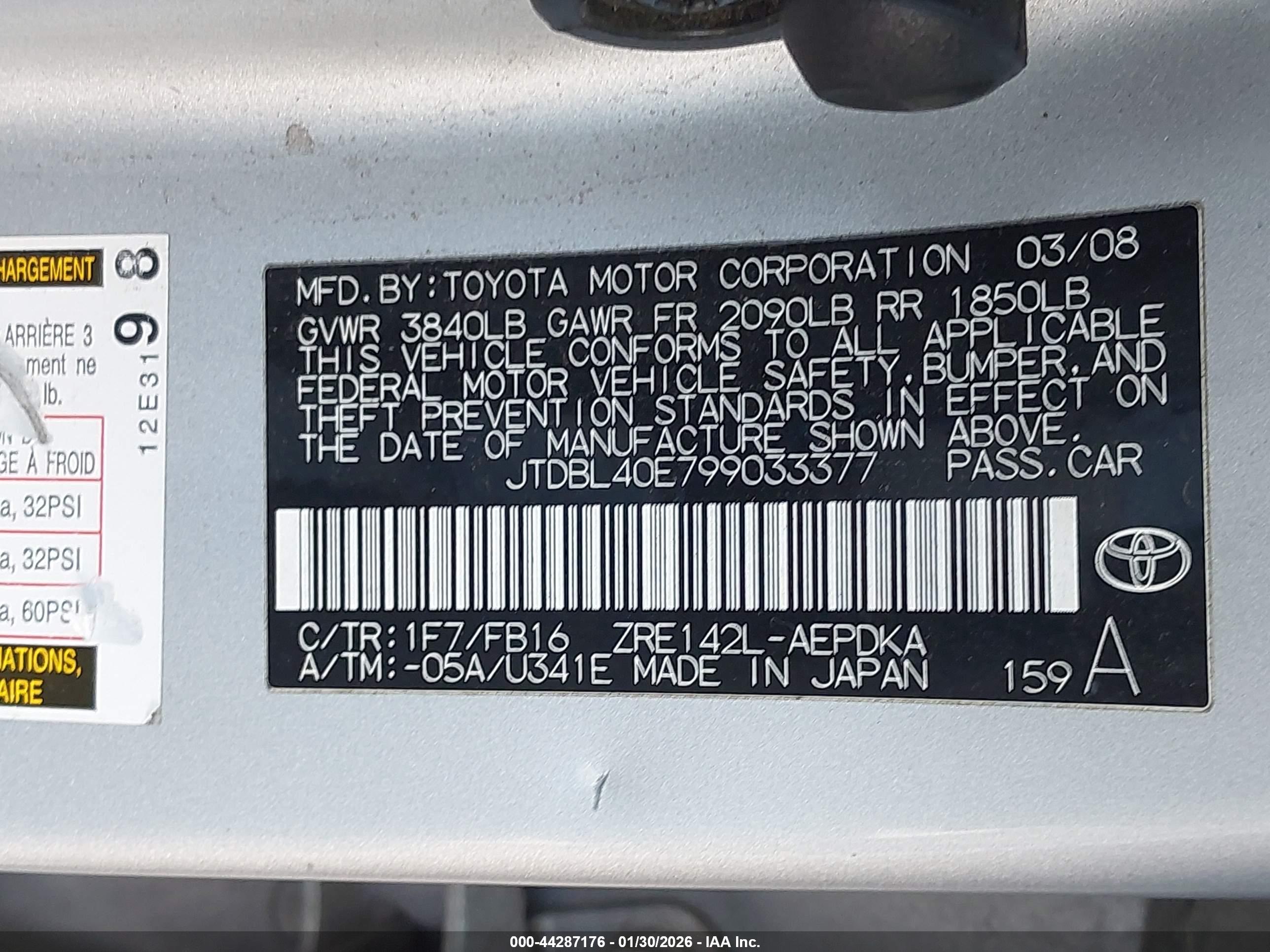 TOYOTA COROLLA image 9