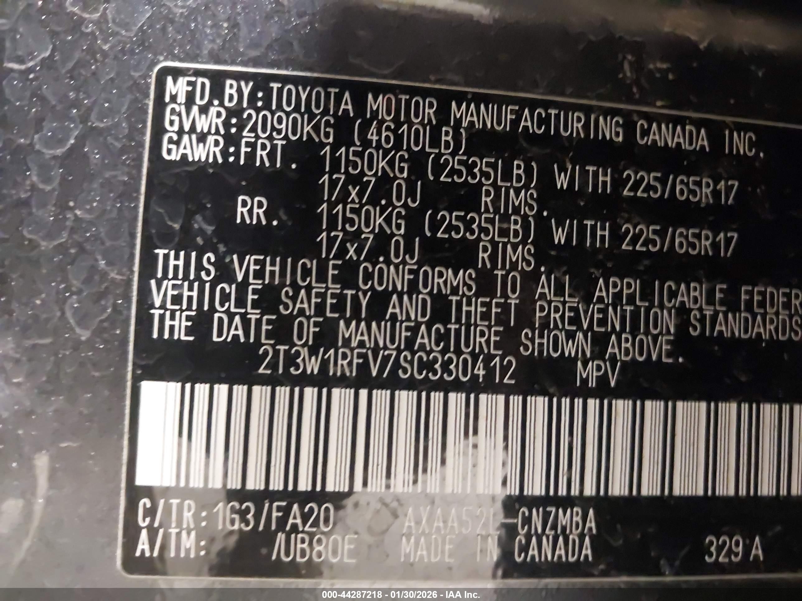 TOYOTA RAV4 image 9