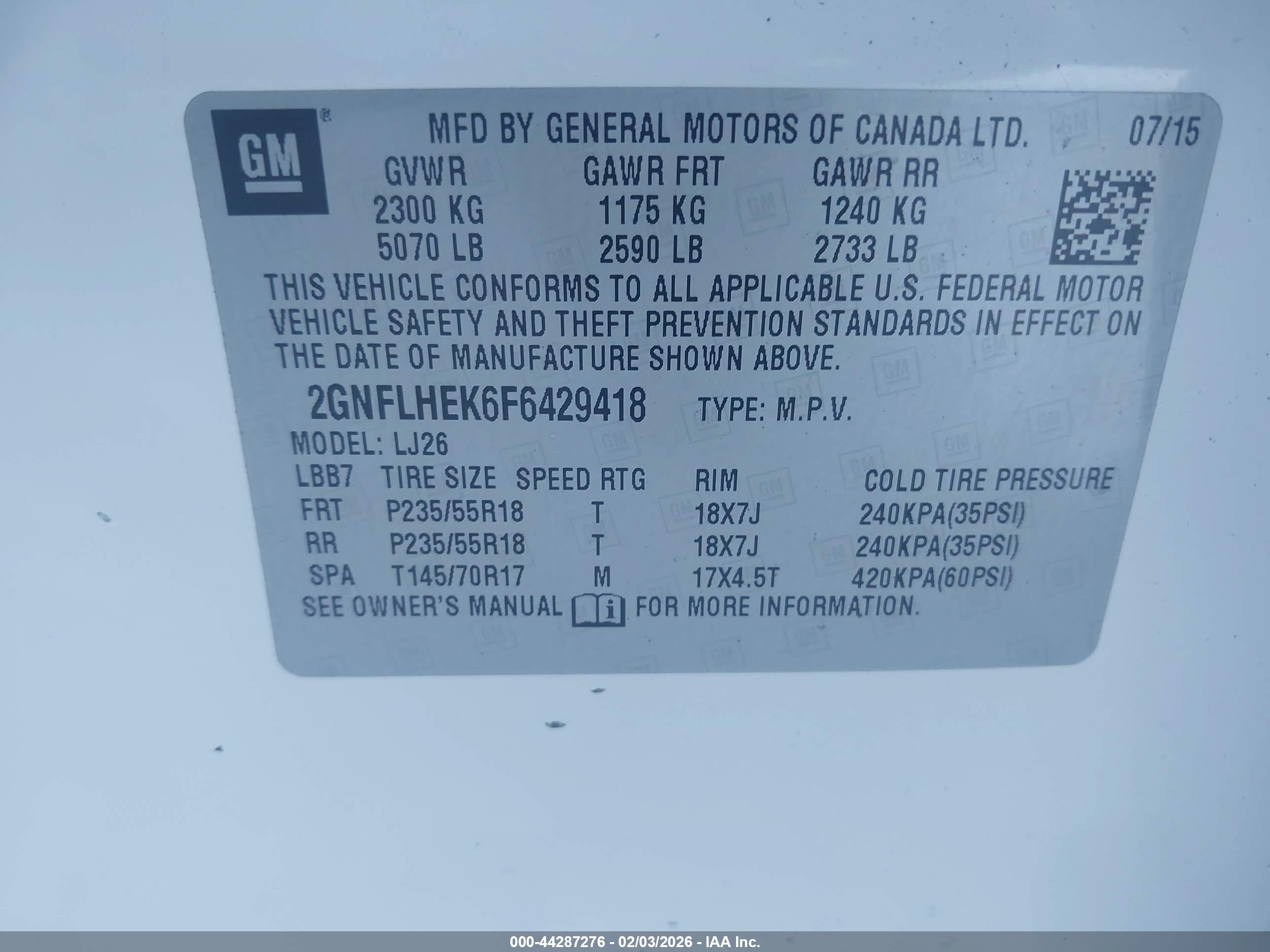CHEVROLET EQUINOX image 9