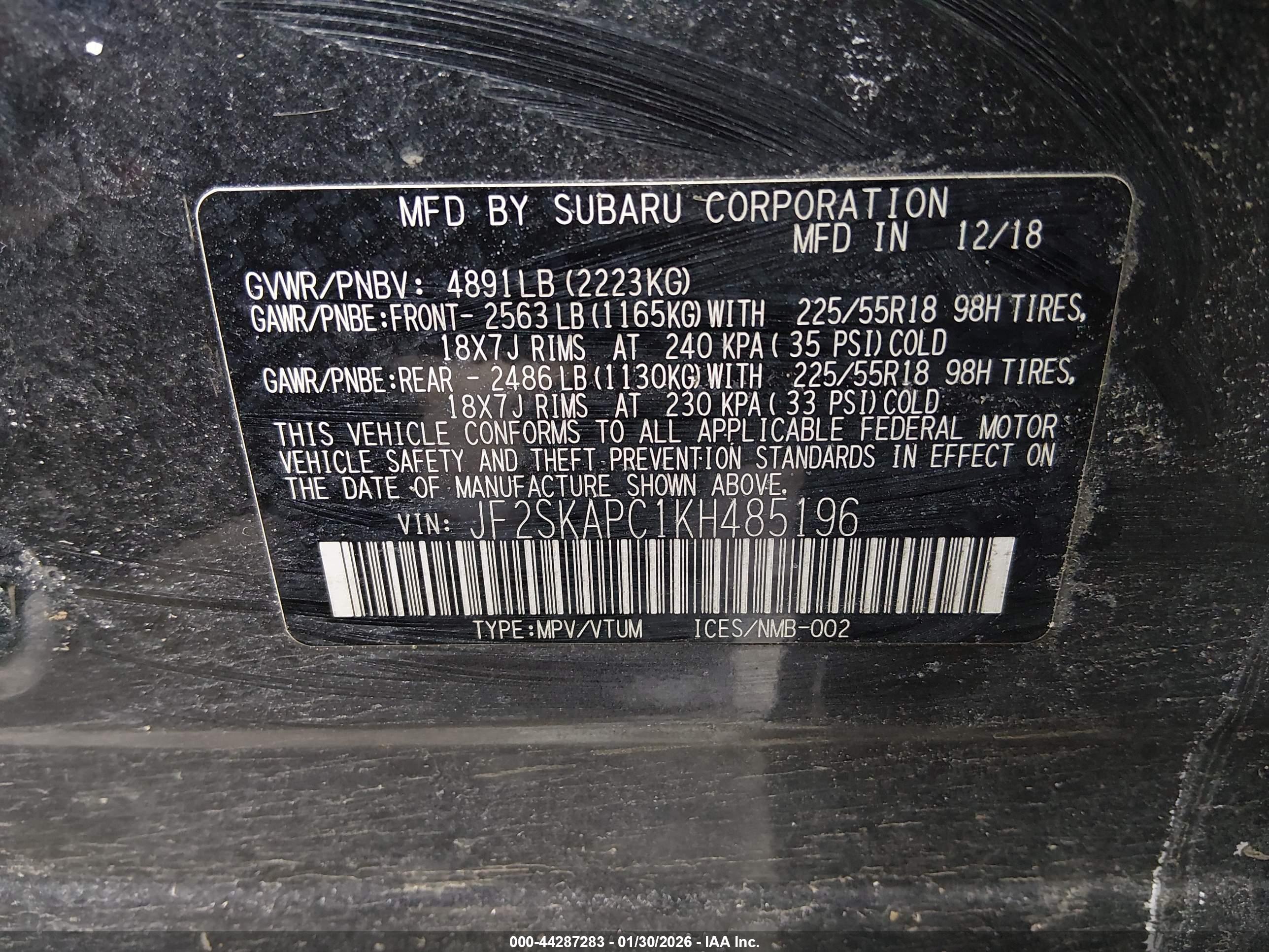 SUBARU FORESTER image 9