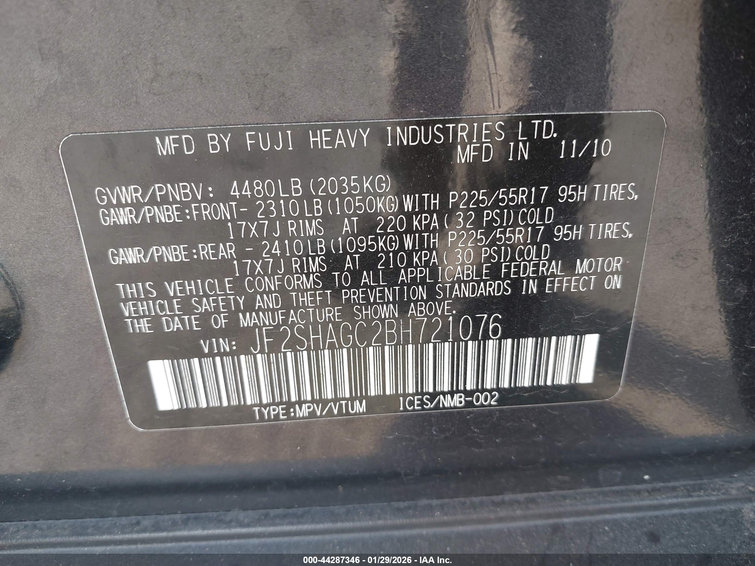 SUBARU FORESTER image 9