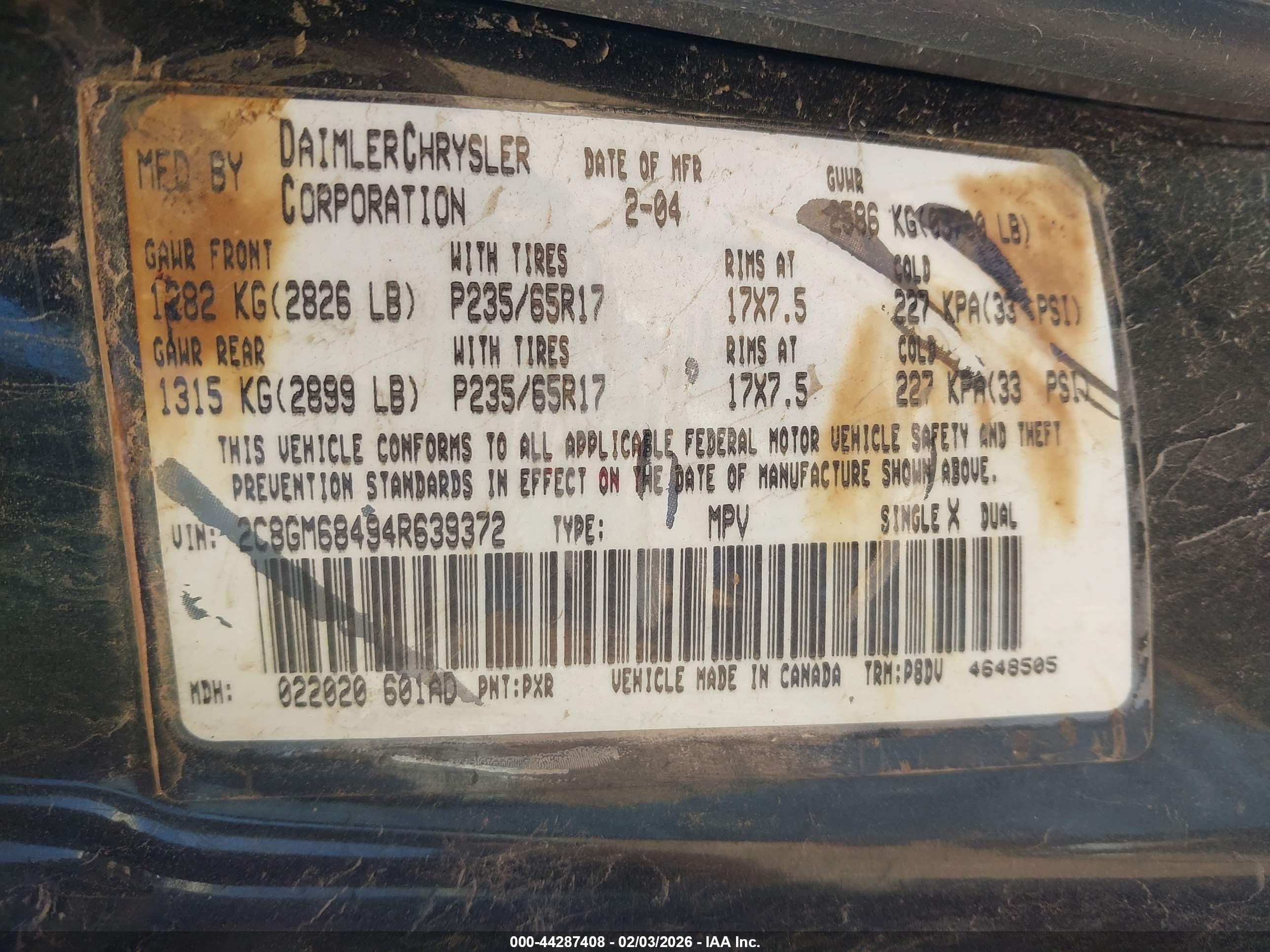 CHRYSLER PACIFICA image 9