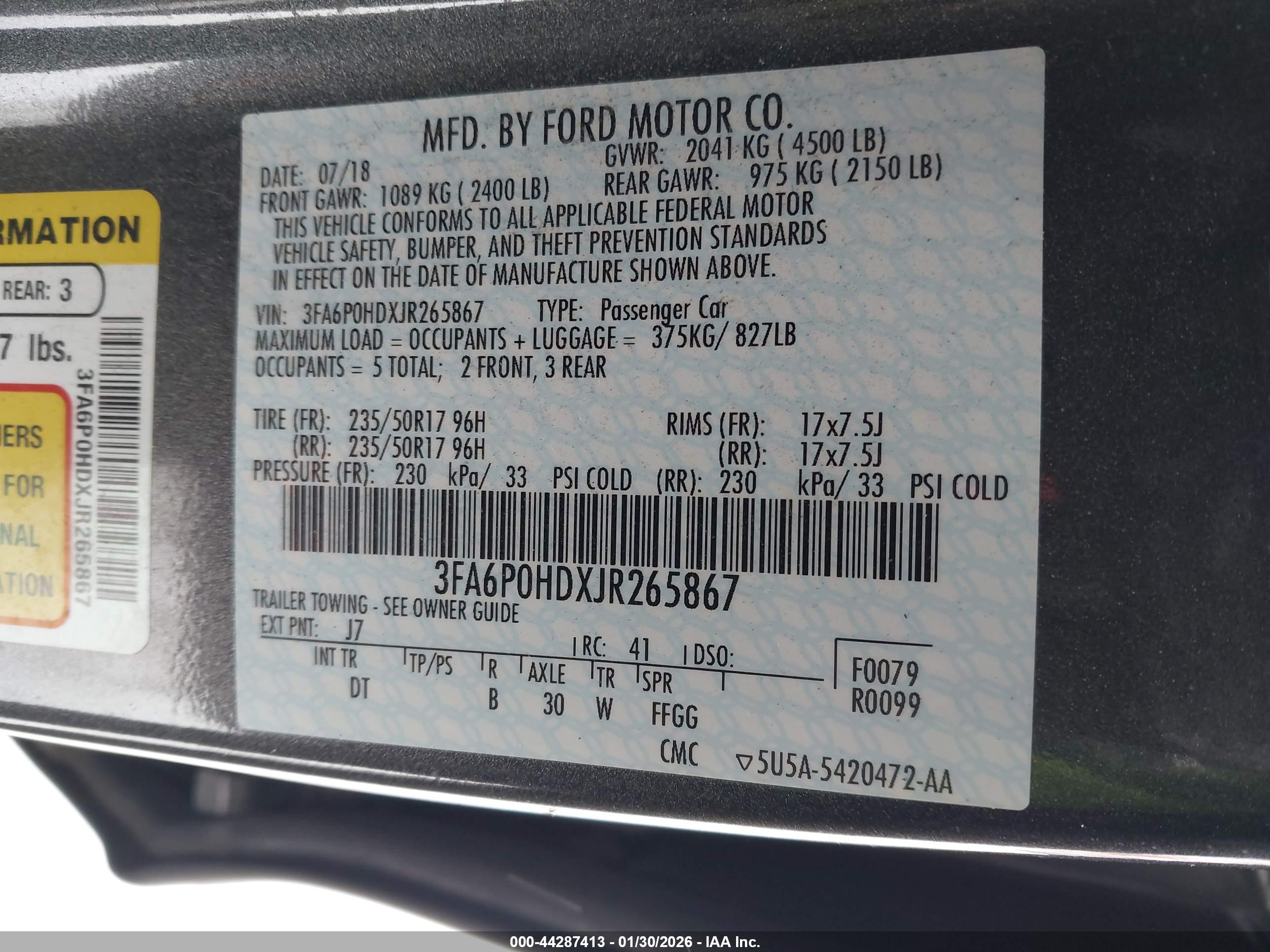 FORD FUSION image 9