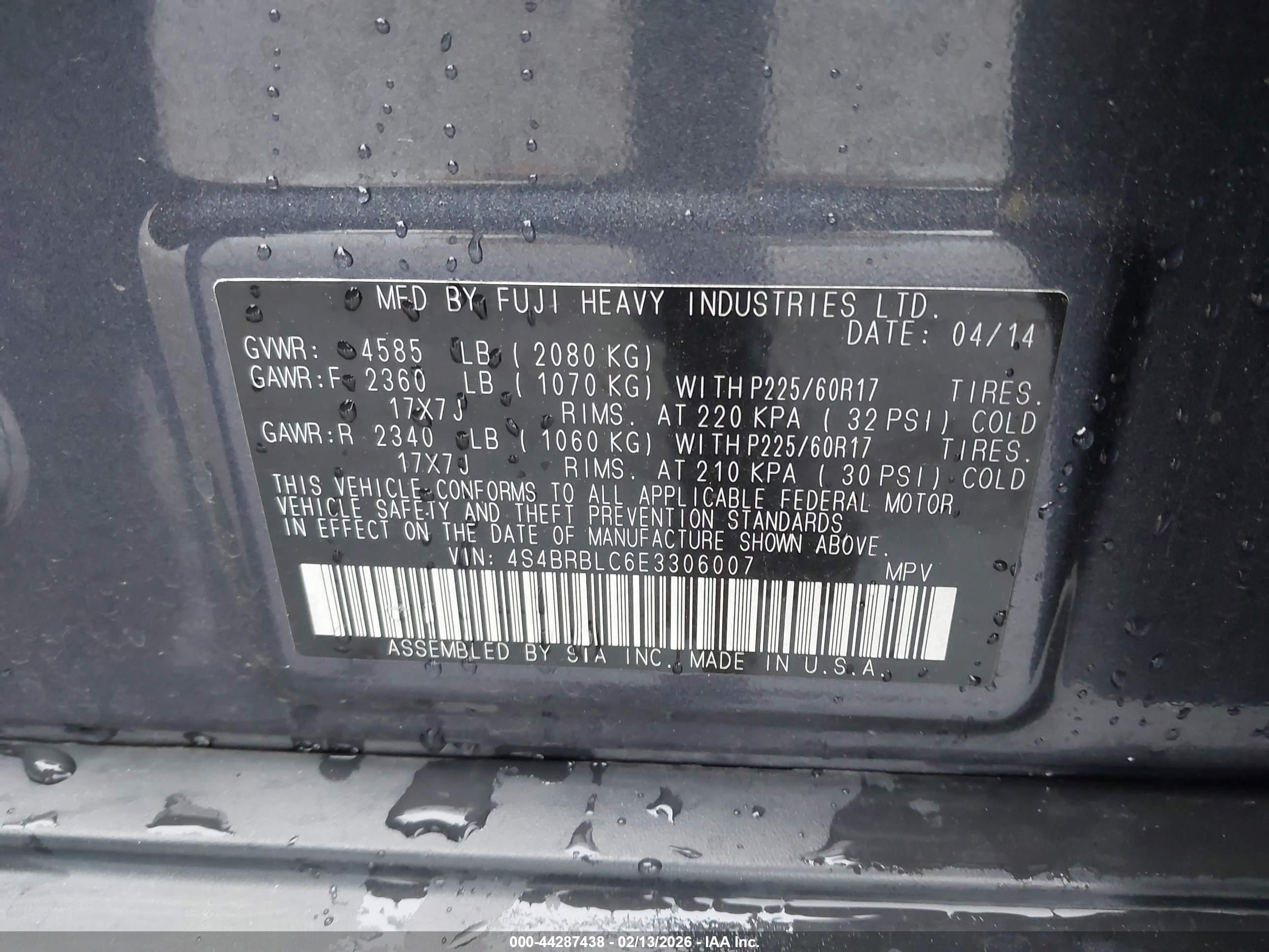 SUBARU OUTBACK image 9