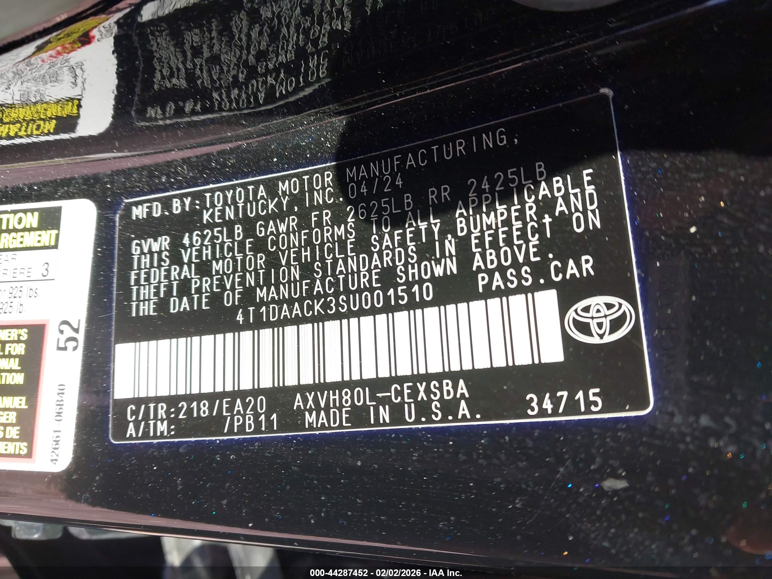 TOYOTA CAMRY image 9