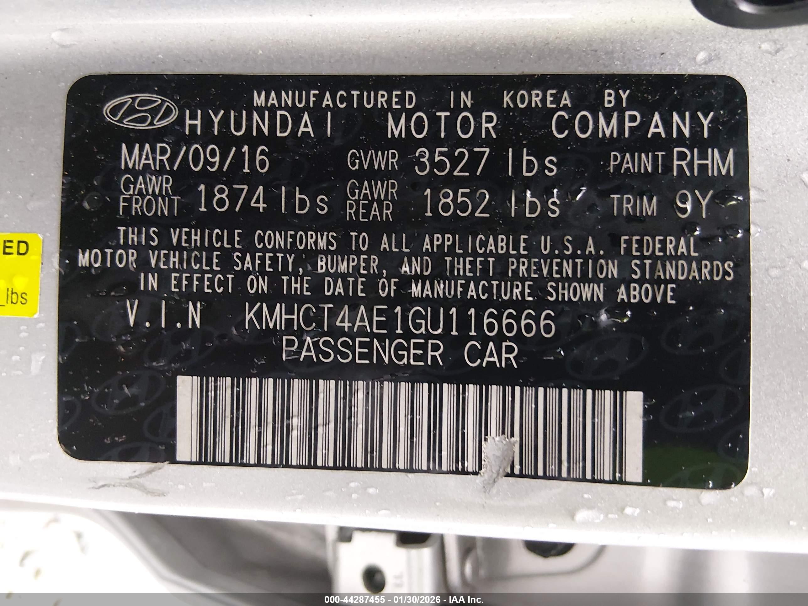 HYUNDAI ACCENT image 9