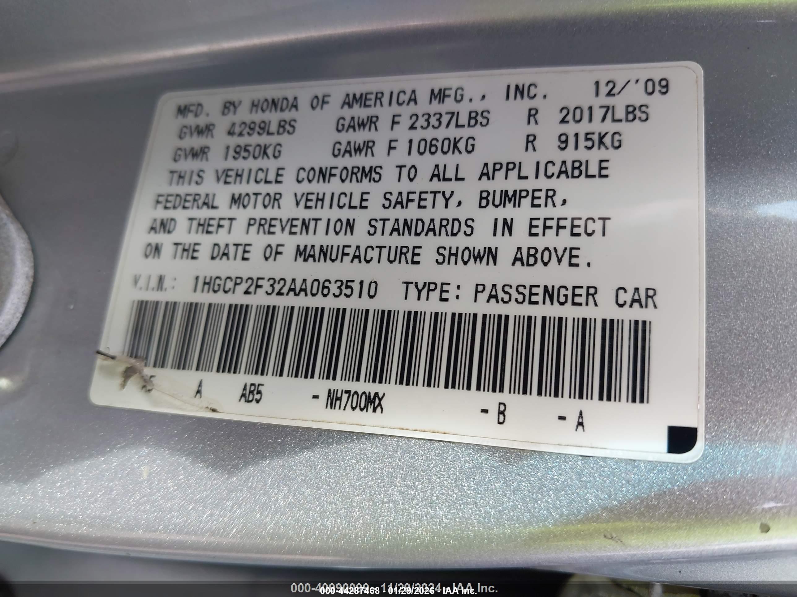 HONDA ACCORD image 9
