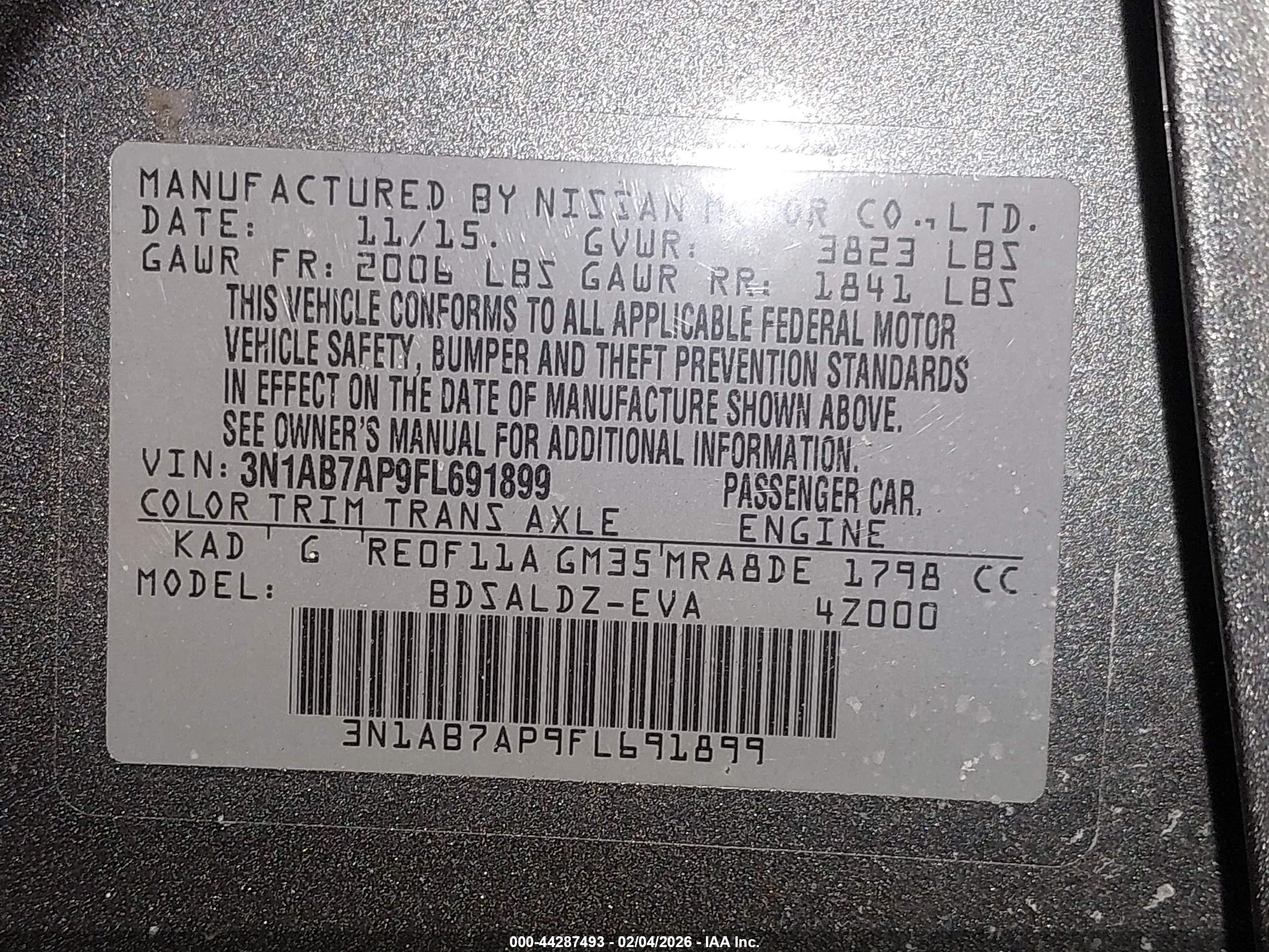 NISSAN SENTRA image 9