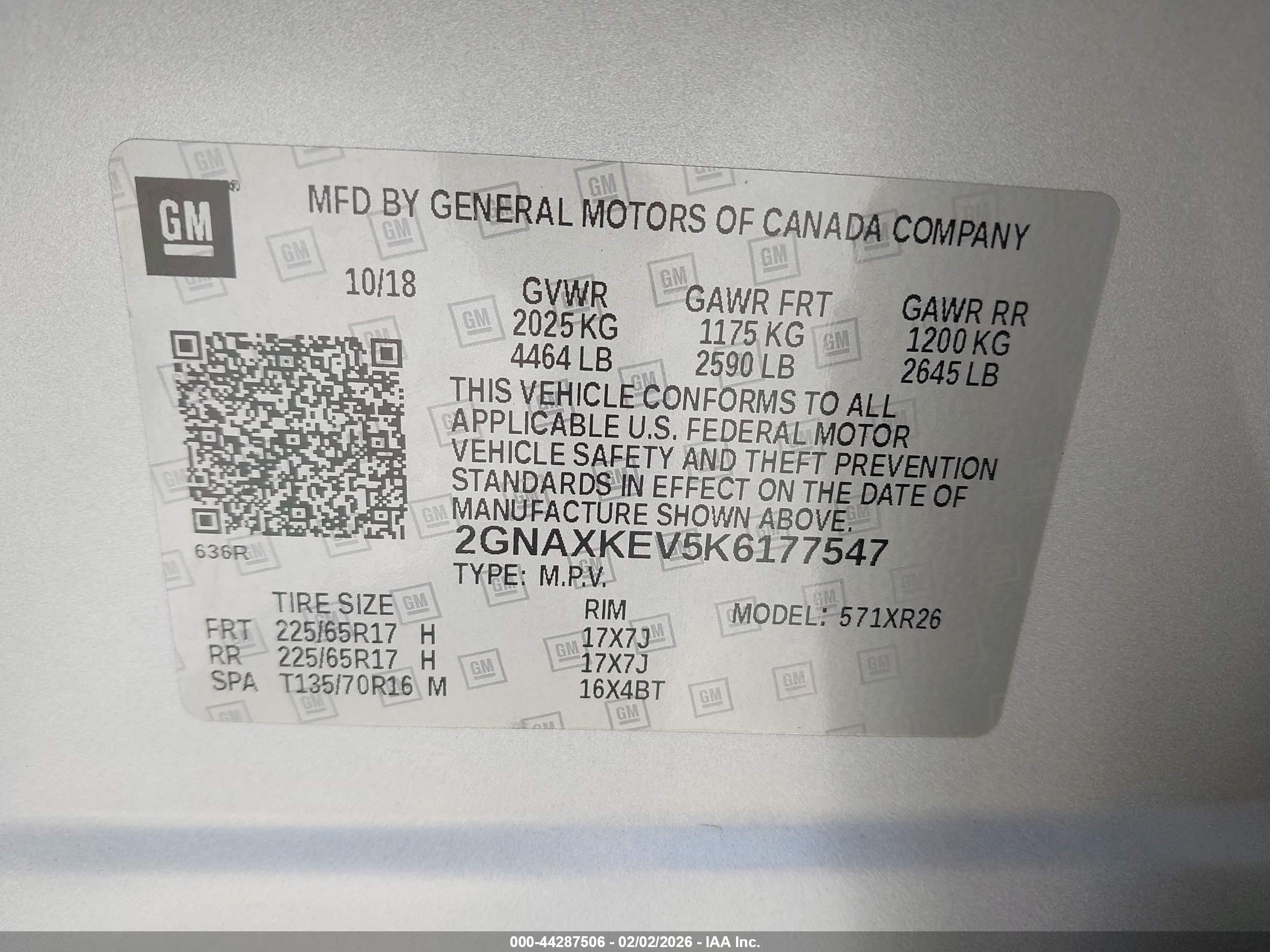 CHEVROLET EQUINOX image 9
