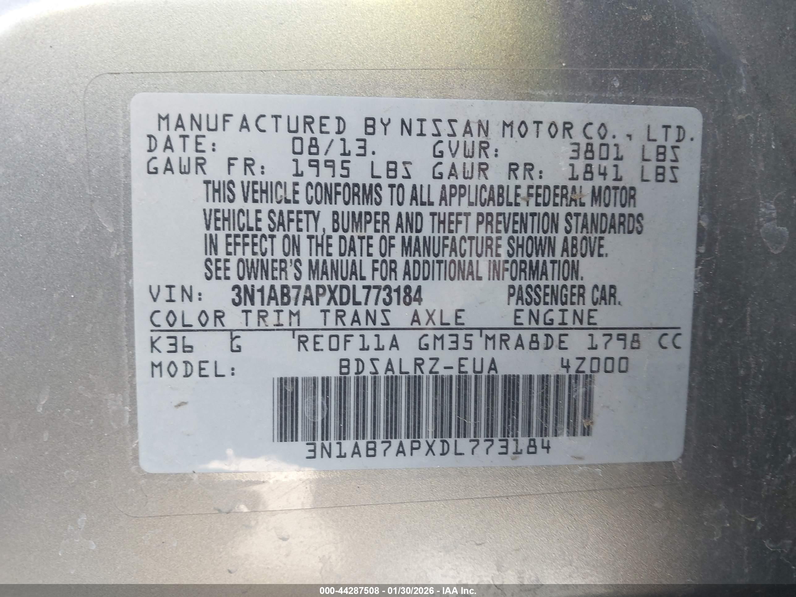 NISSAN SENTRA image 9
