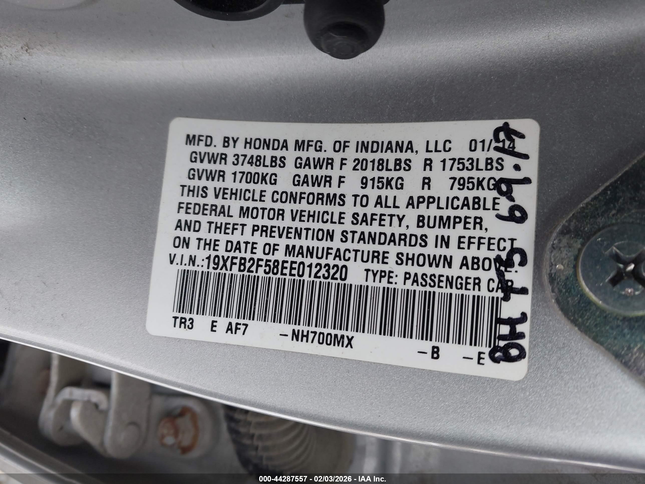 HONDA CIVIC image 9