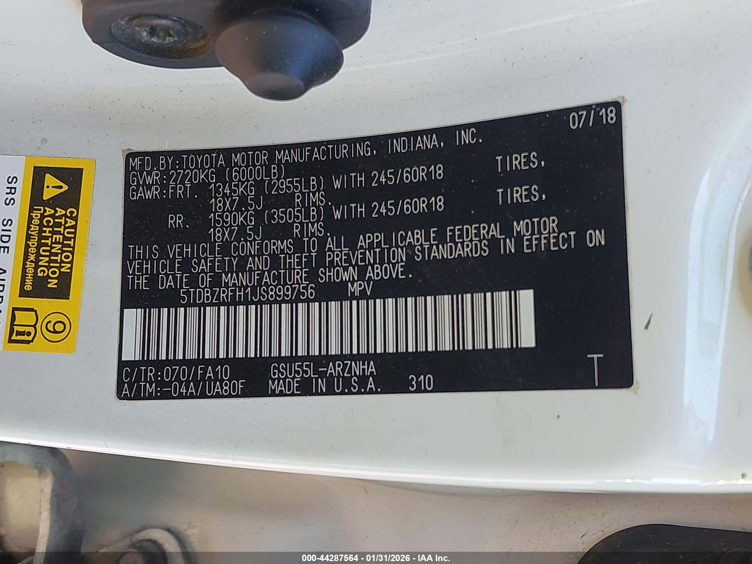 TOYOTA HIGHLANDER image 9