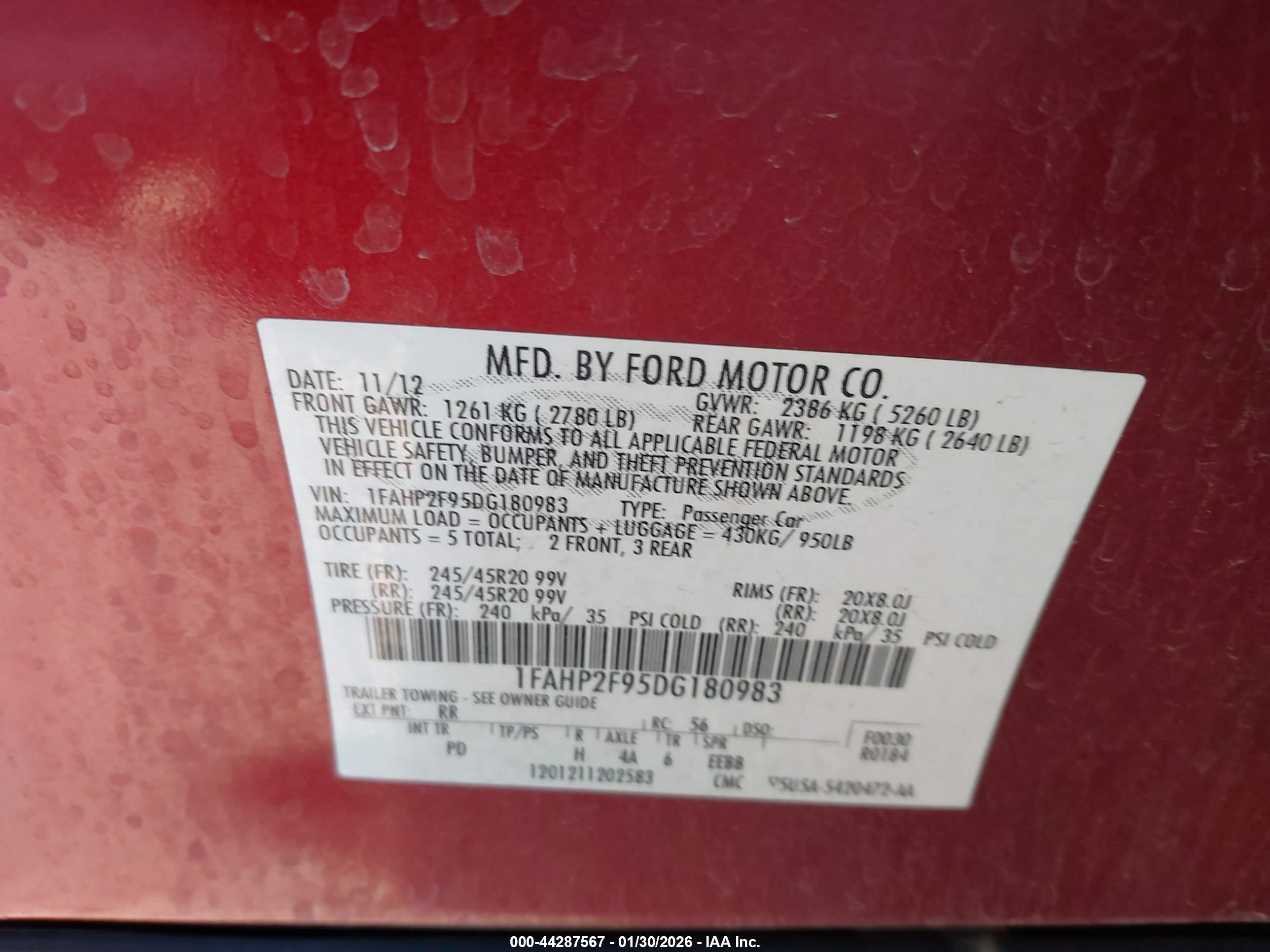 FORD TAURUS image 9