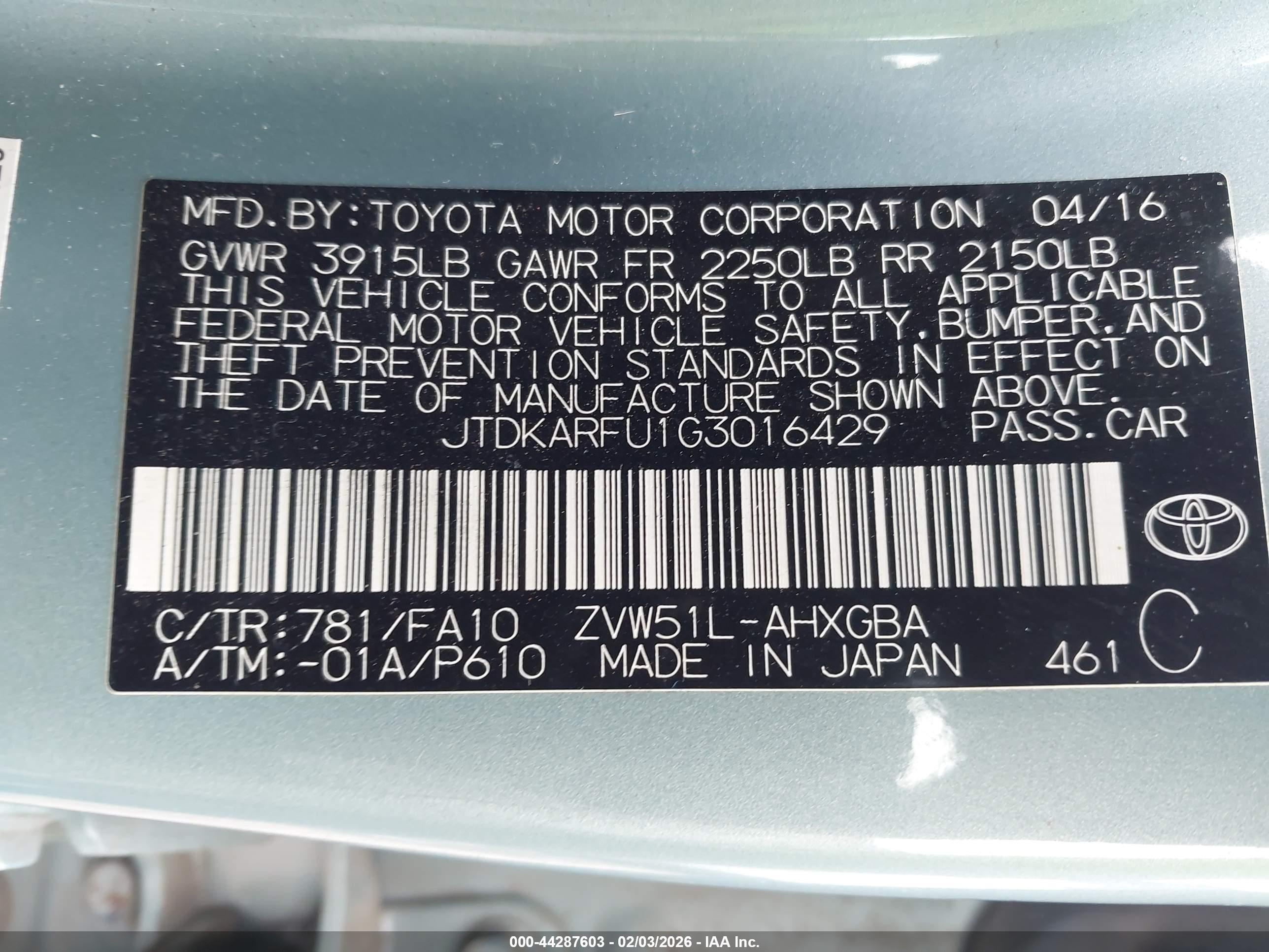 TOYOTA PRIUS image 9