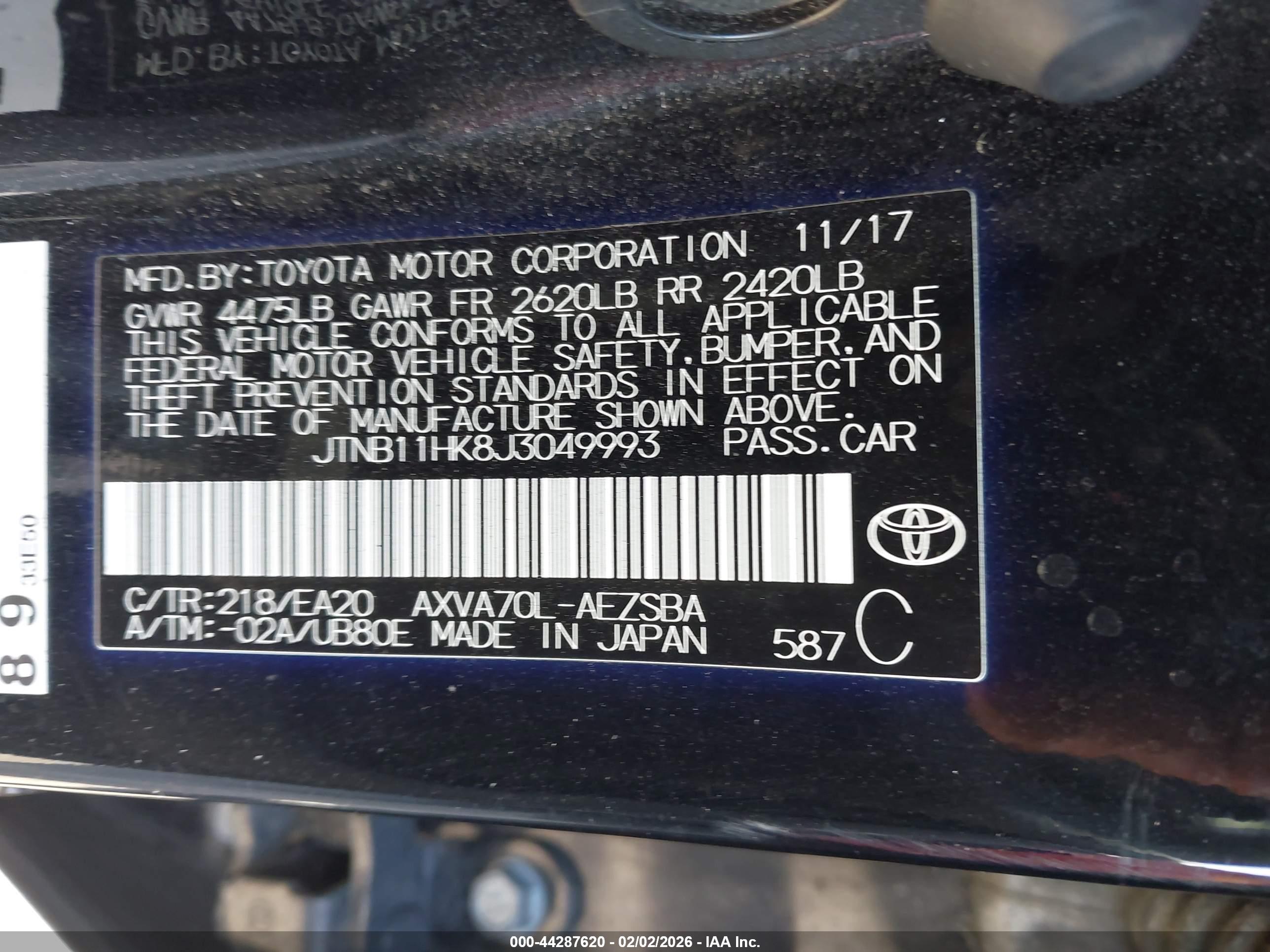 TOYOTA CAMRY image 9