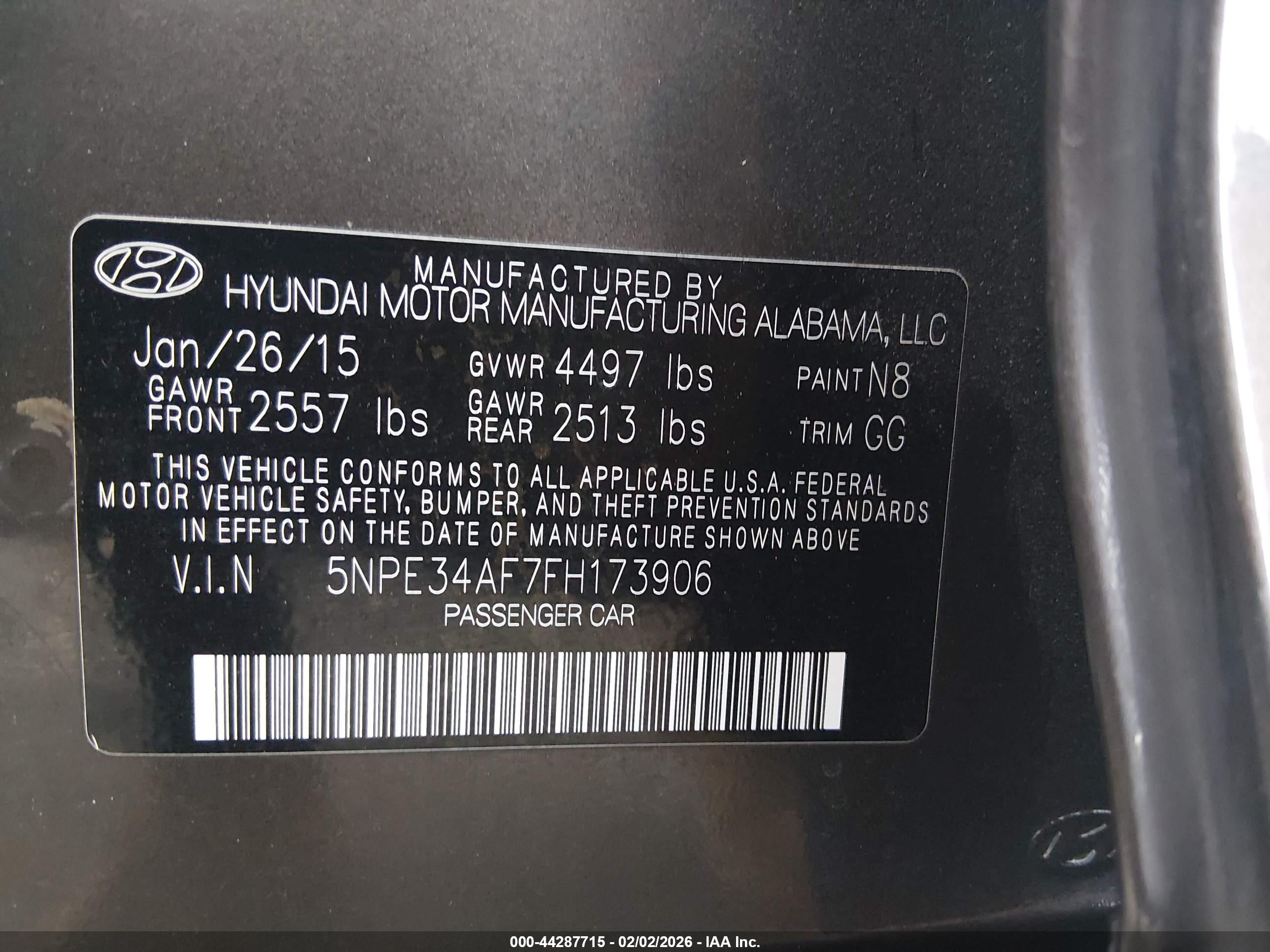HYUNDAI SONATA image 9
