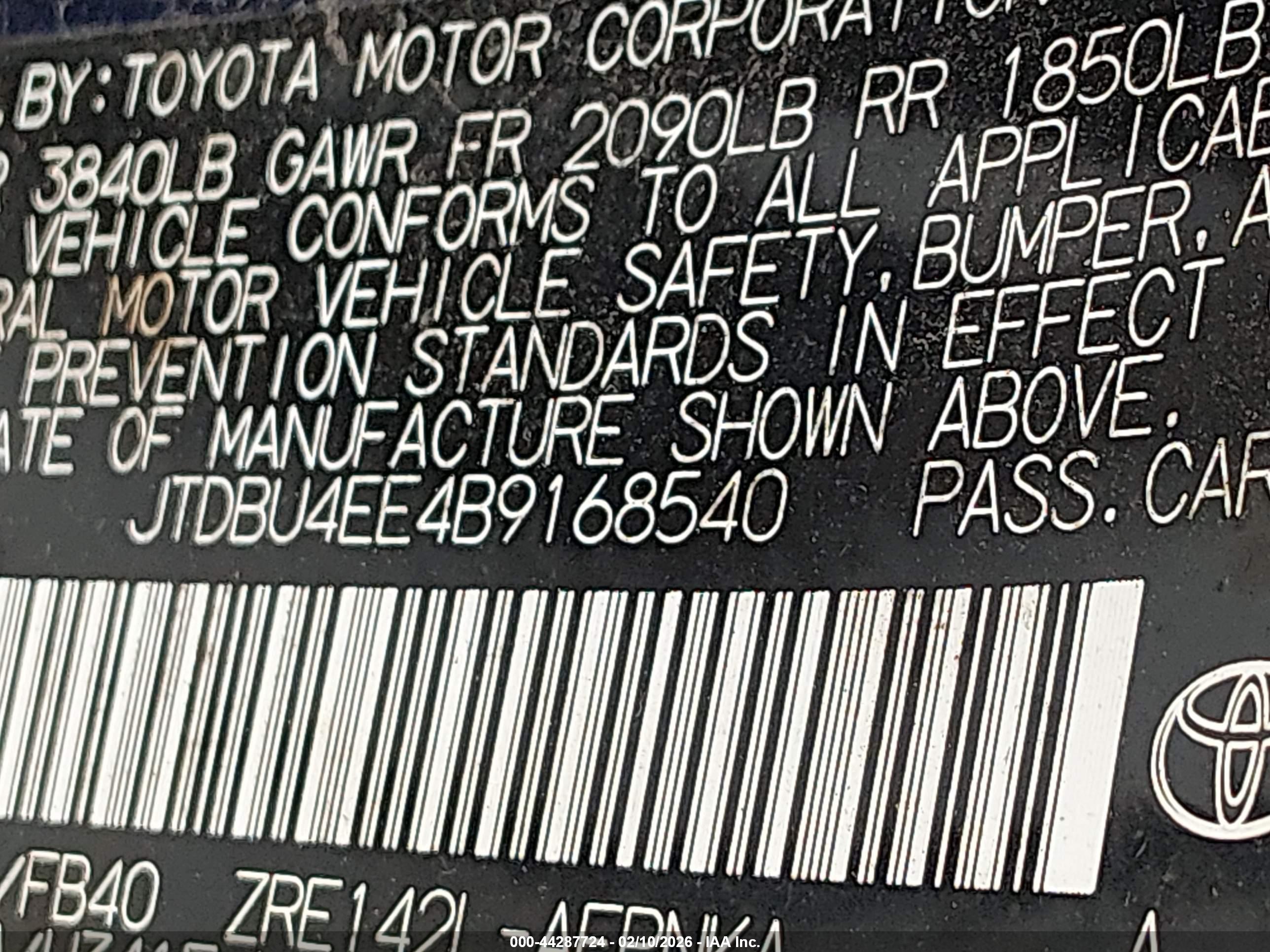 TOYOTA COROLLA image 9