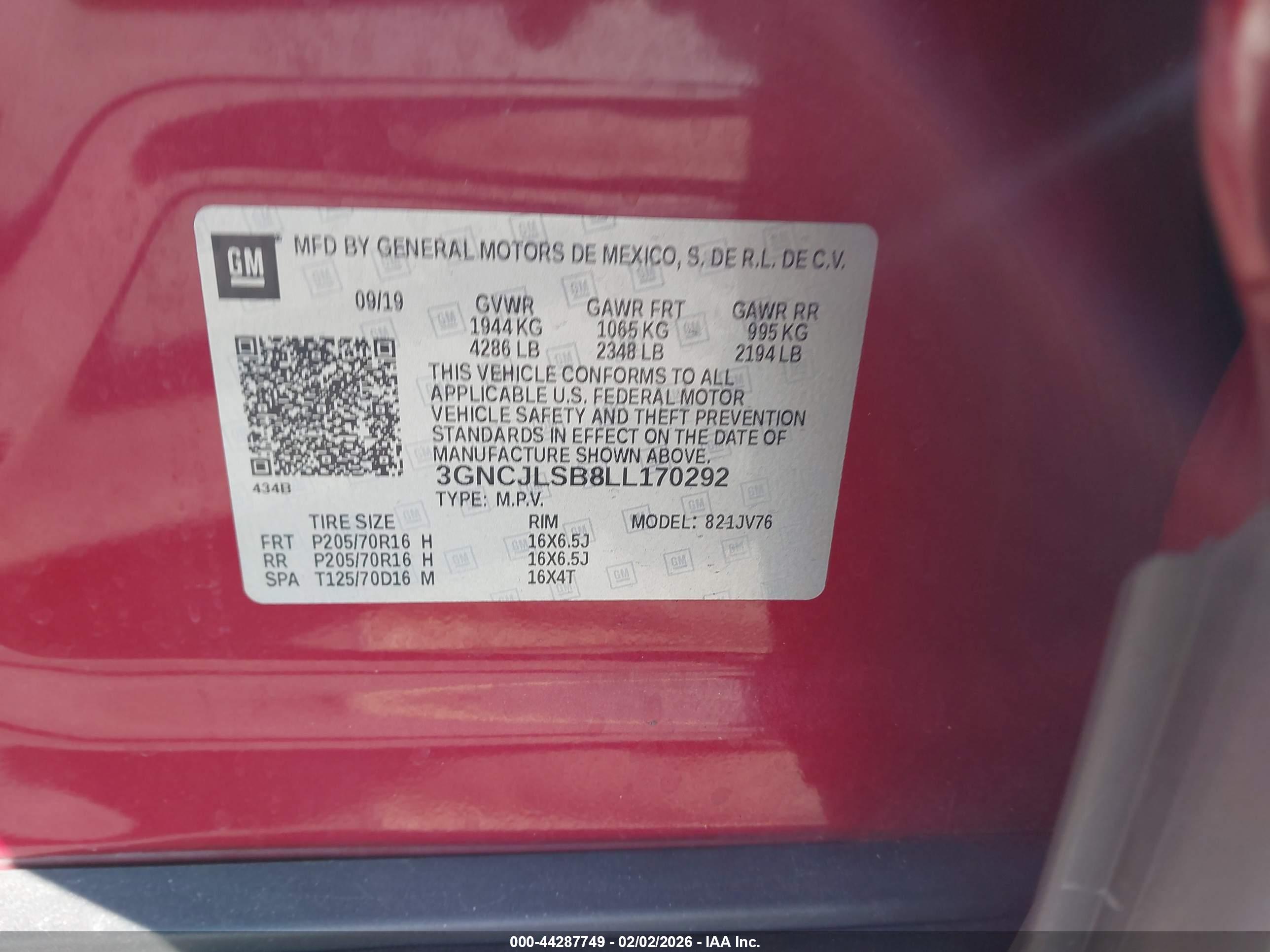 CHEVROLET TRAX image 9