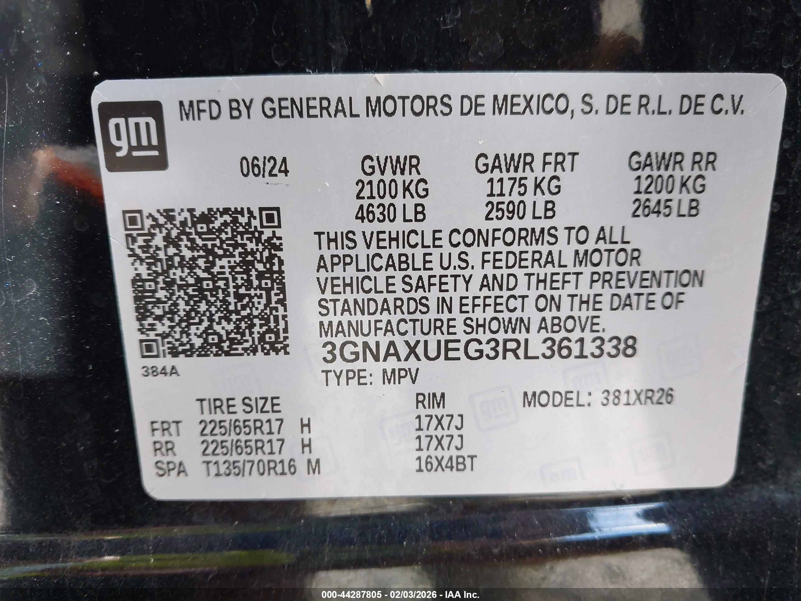 CHEVROLET EQUINOX image 9