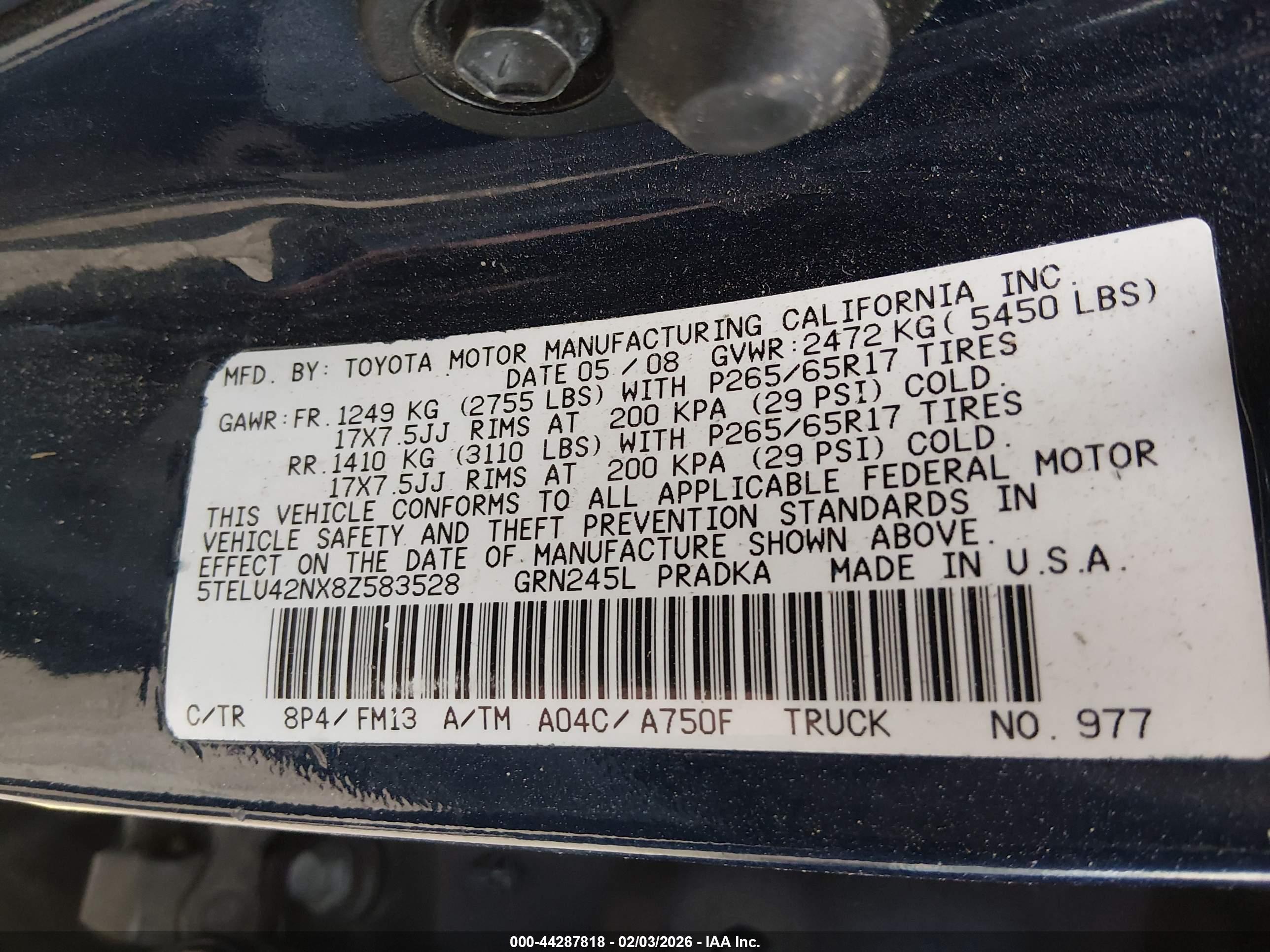 TOYOTA TACOMA image 9