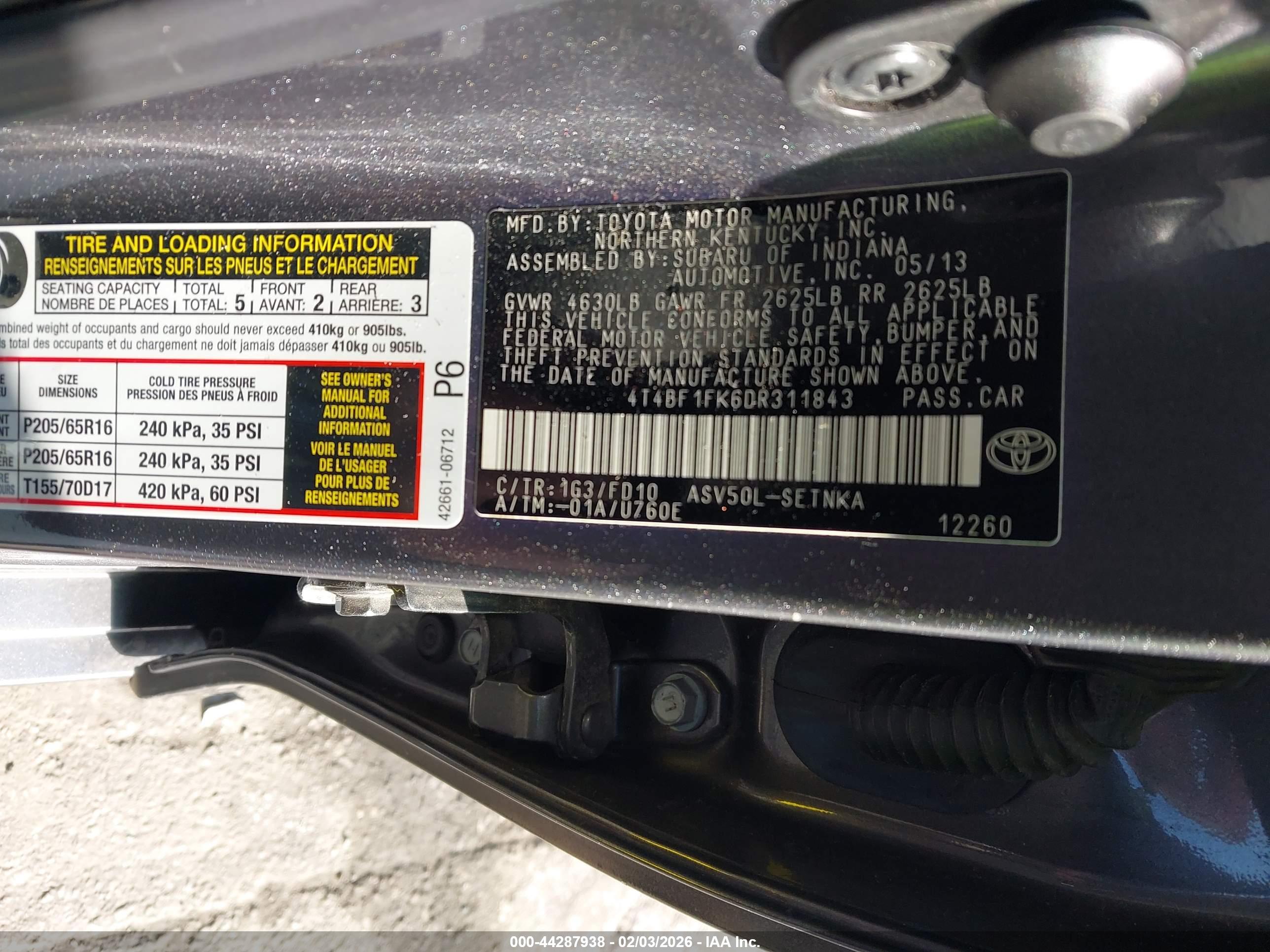 TOYOTA CAMRY image 9