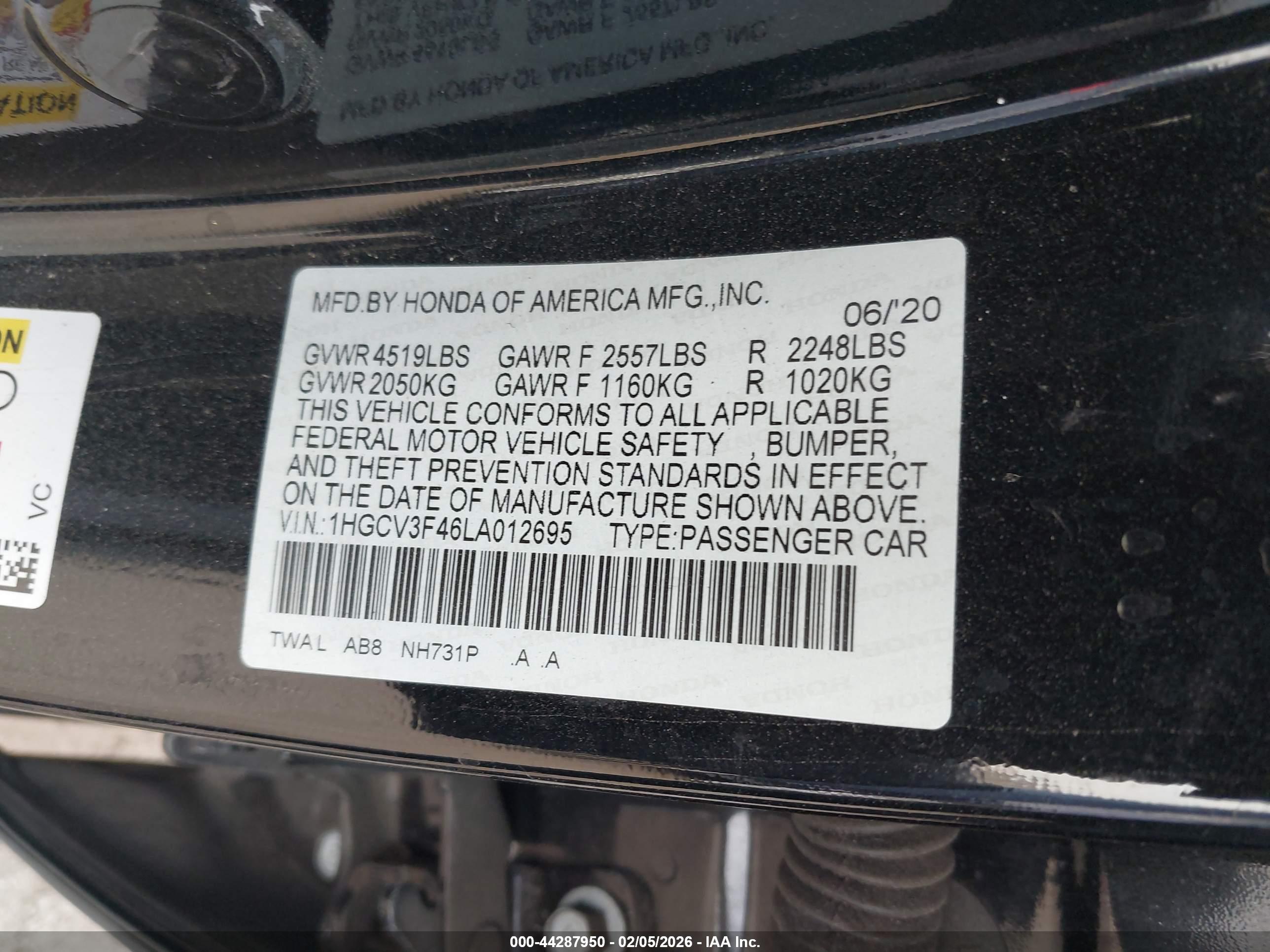 HONDA ACCORD image 9