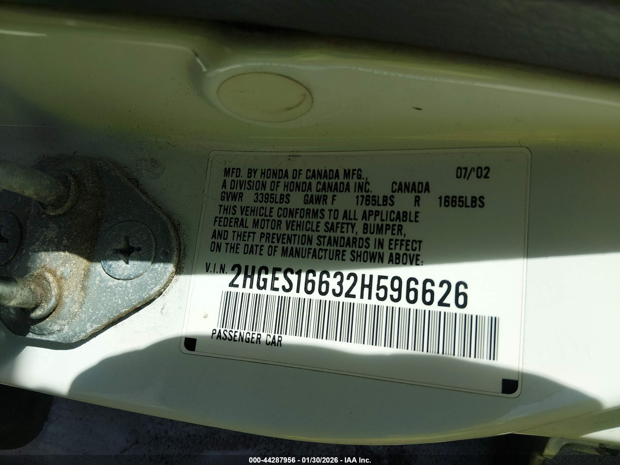 HONDA CIVIC image 9