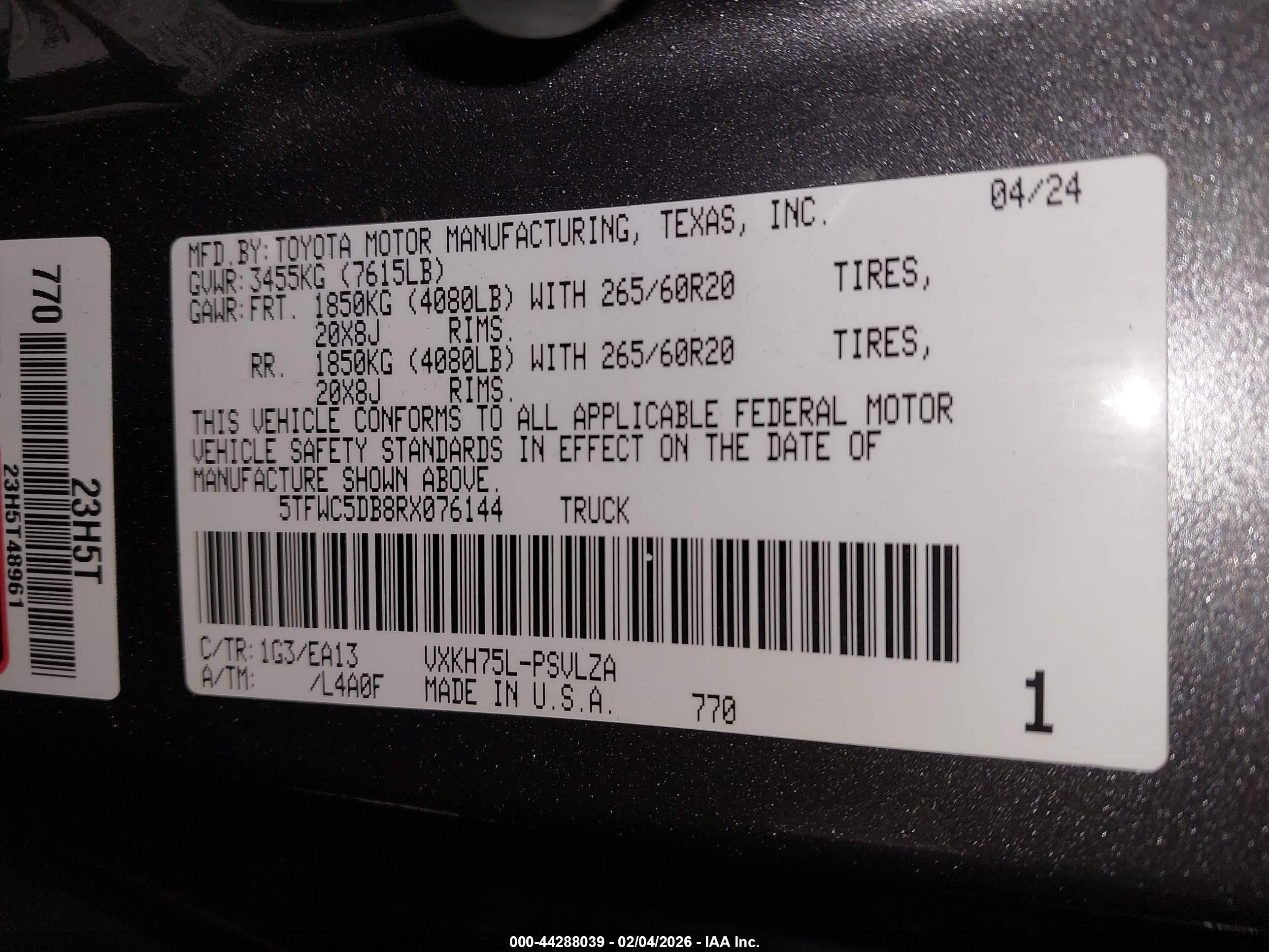 TOYOTA TUNDRA image 9