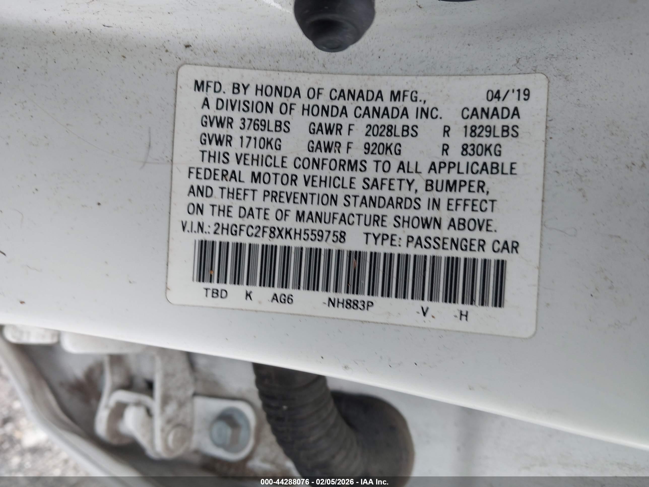 HONDA CIVIC image 9