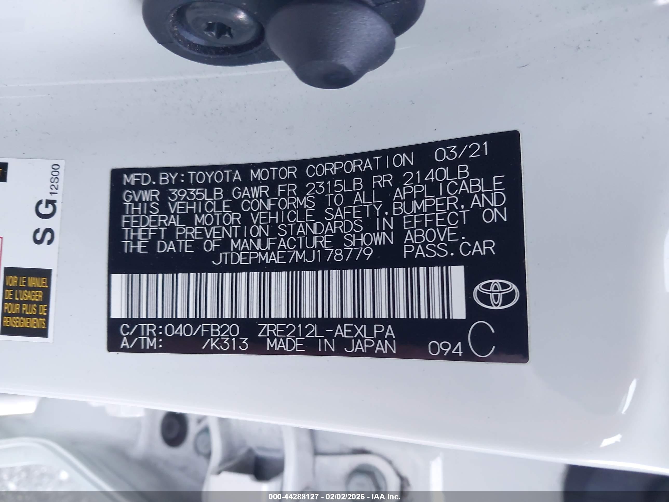 TOYOTA COROLLA image 9